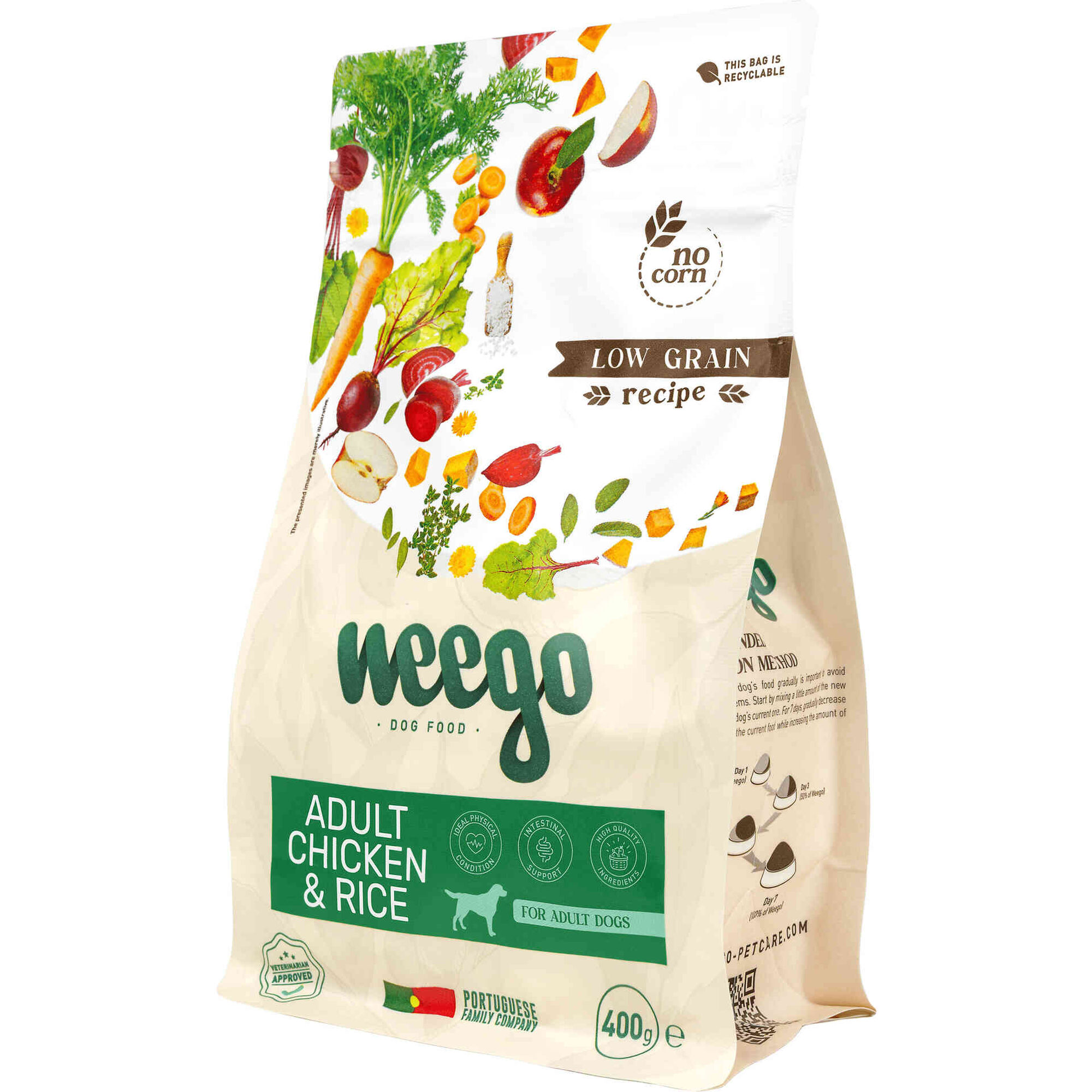 Ração para Cão Adulto Low Grain Frango e Arroz