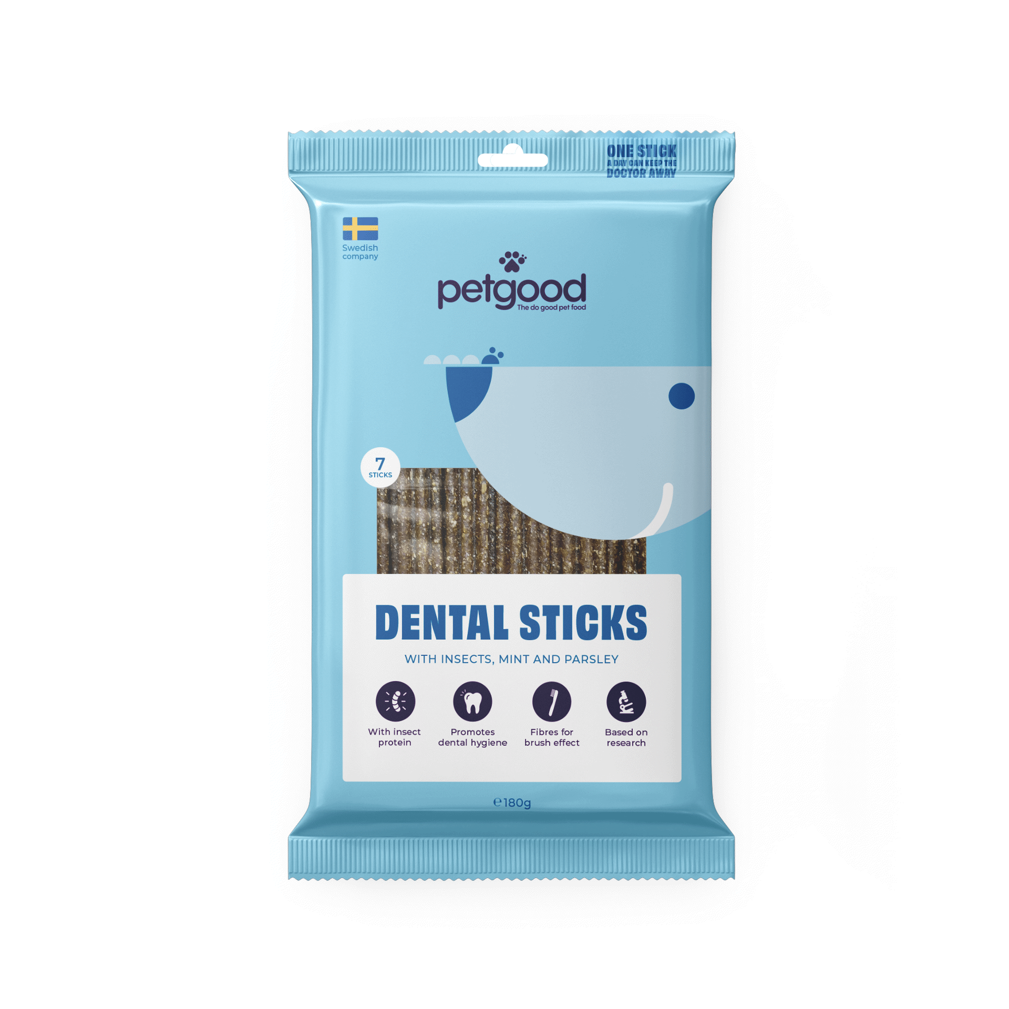Snack para Cão Dental Sticks Insect Based M
