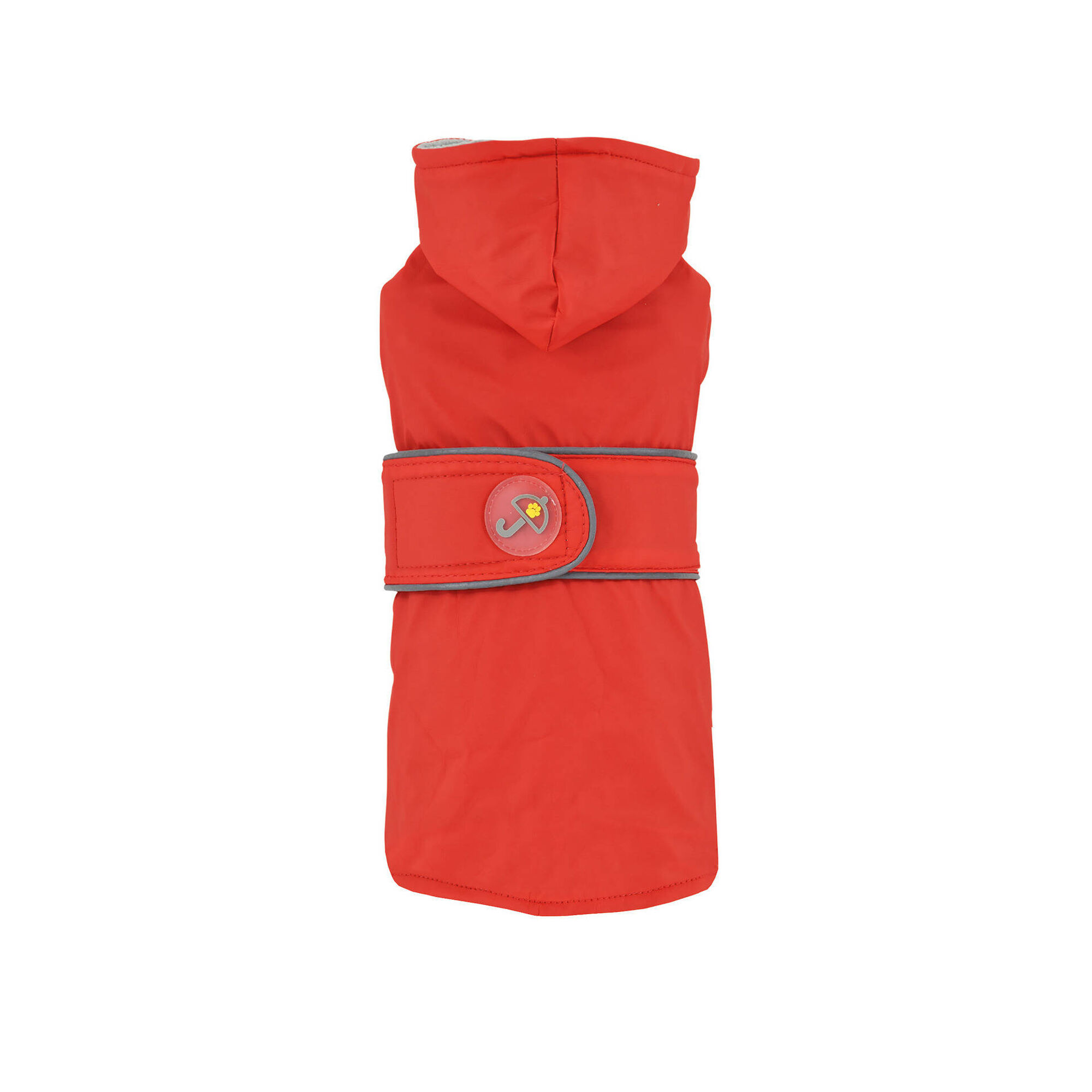 Capa para Cão Impermeável Vermelha 40 cm