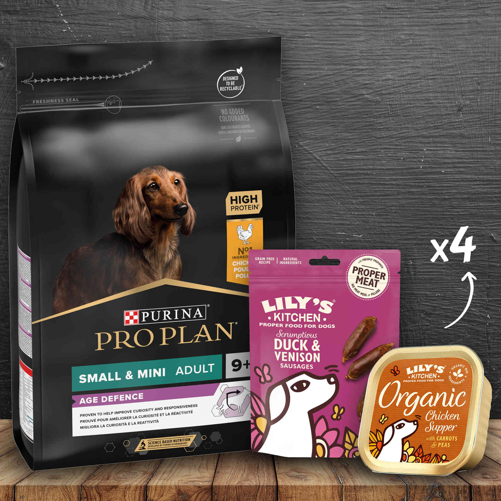 Kit de Alimentação para Cão Sénior Mini