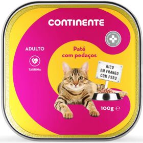 Comida Húmida para Gato Adulto Taurina Frango Perú Paté Pedaços Comida Húmida para Gato Adulto Taurina Frango Perú Paté Pedaços