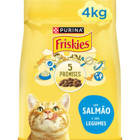 Ra&ccedil;&atilde;o para Gato Adulto Salm&atilde;o e Atum Purina Friskies