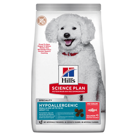Ração para Cão Adulto Mini Science Plan Hypoallergenic Salmão e Atum