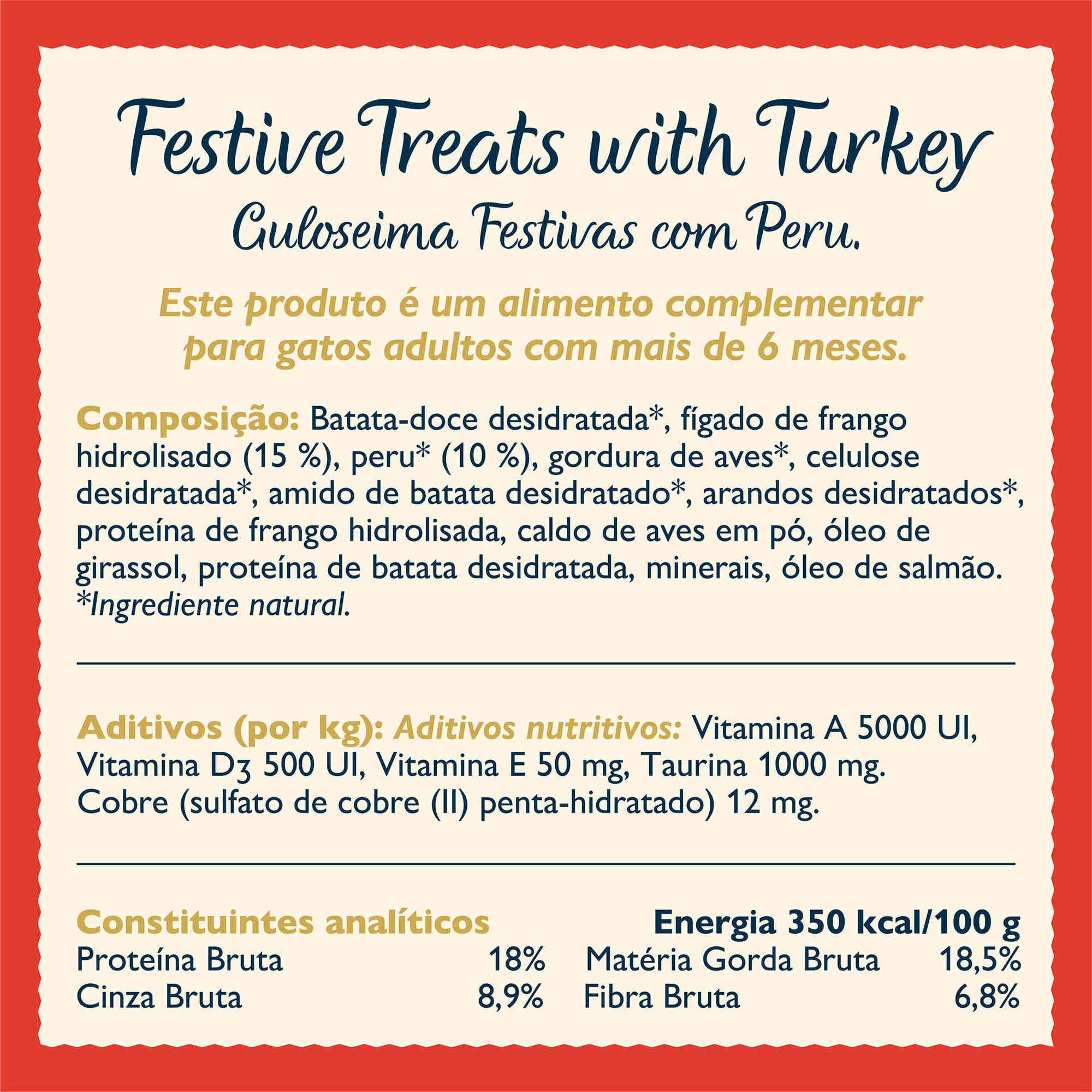 Snack para Gato Natal