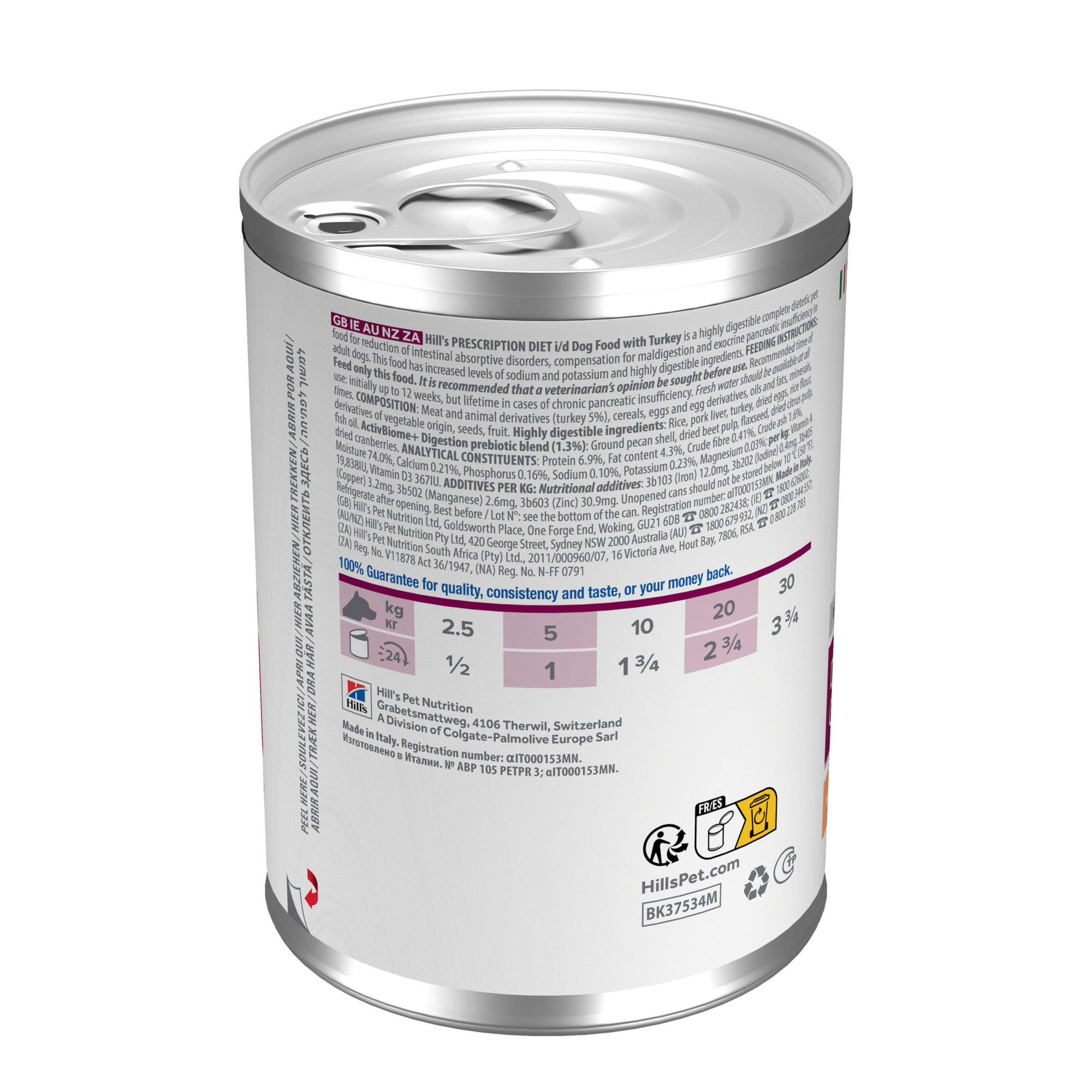 Comida Húmida para Cão Prescription Diet Digestive Care Peru