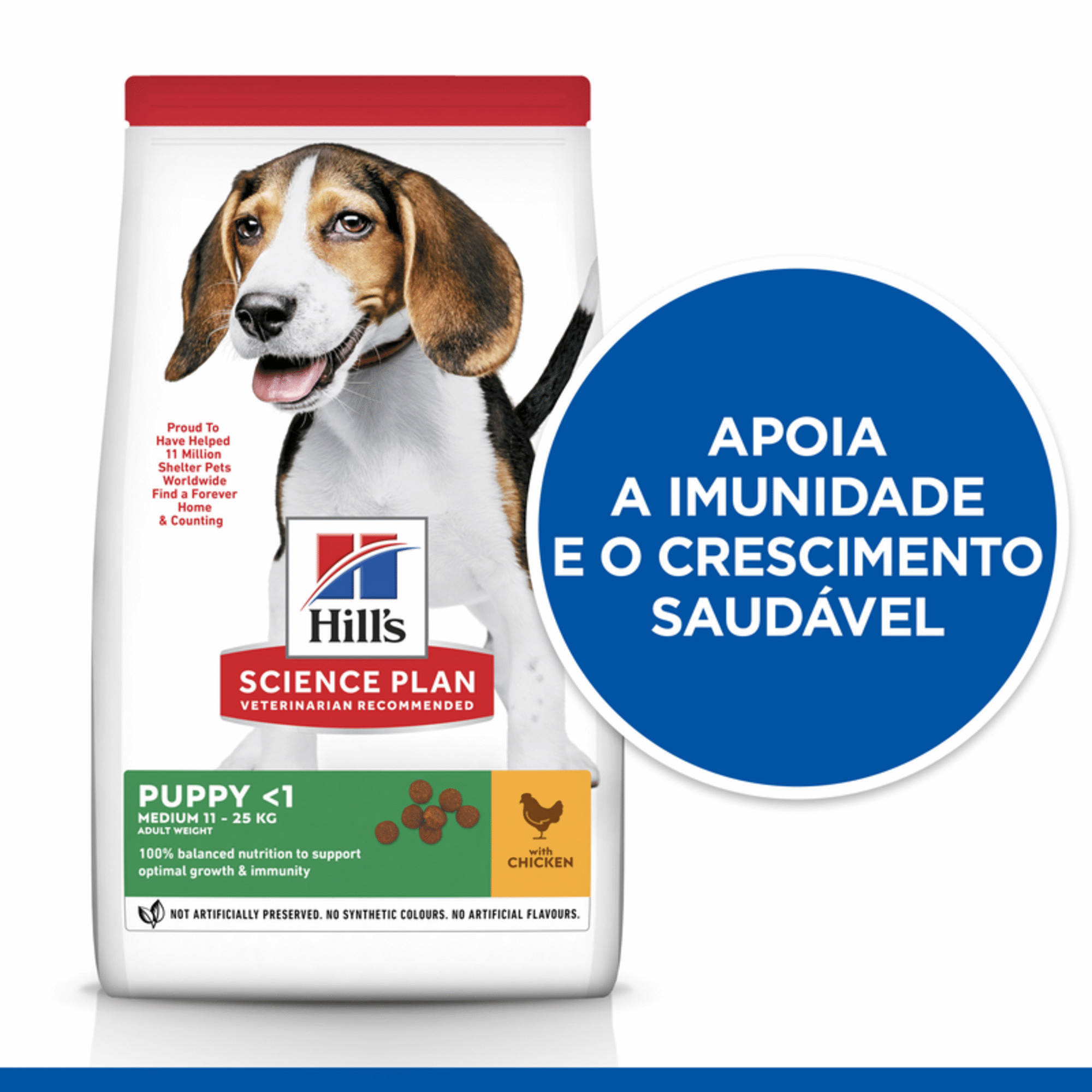 Ração para Cão Júnior Médio Science Plan Frango