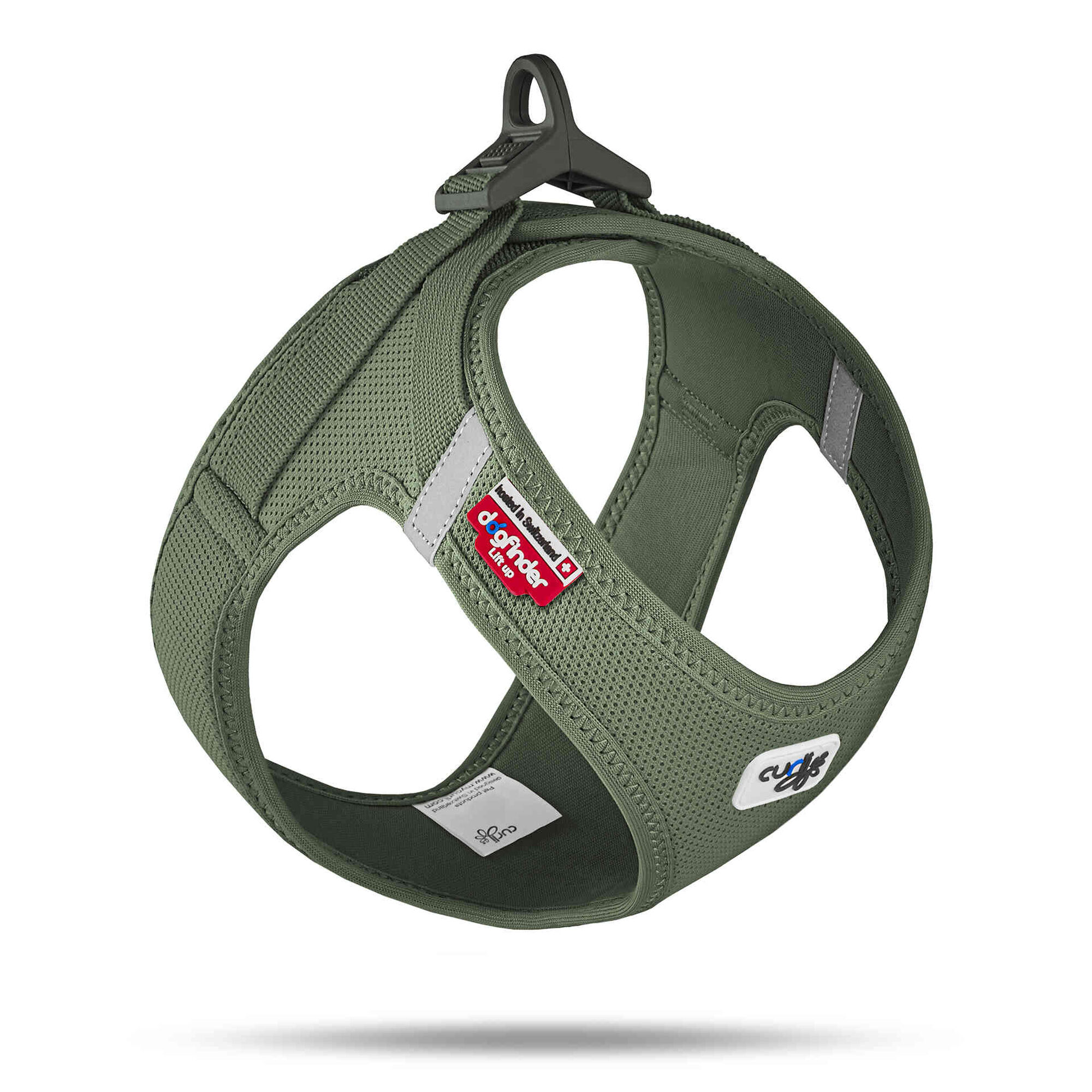 Peitoral para Cão Clasp Air-Mesh Verde Escuro XS