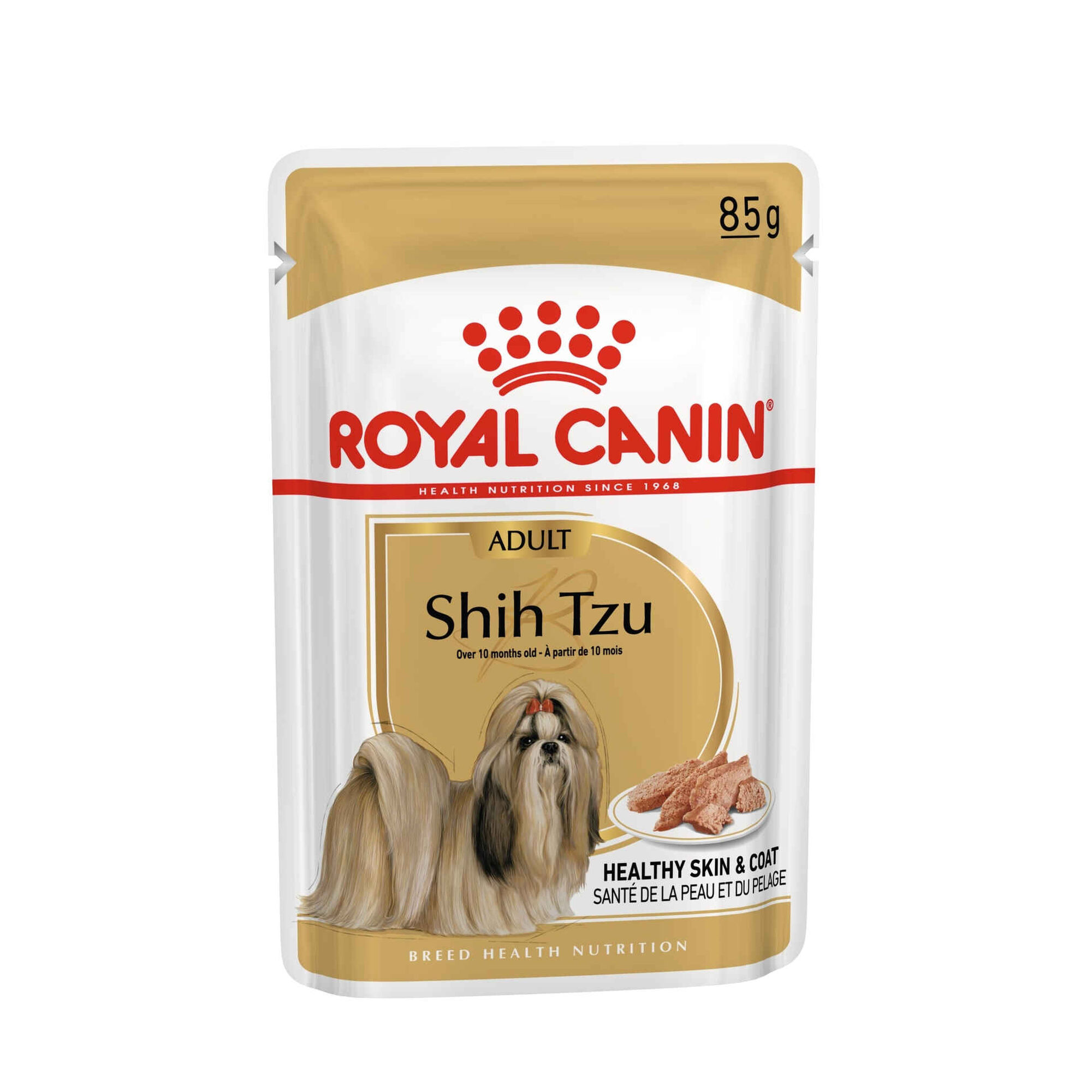 Caixa Comida Húmida para Cão Shi Tzu