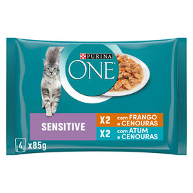 Comida Húmida para Gato Adulto Sensitive Frango e Atum