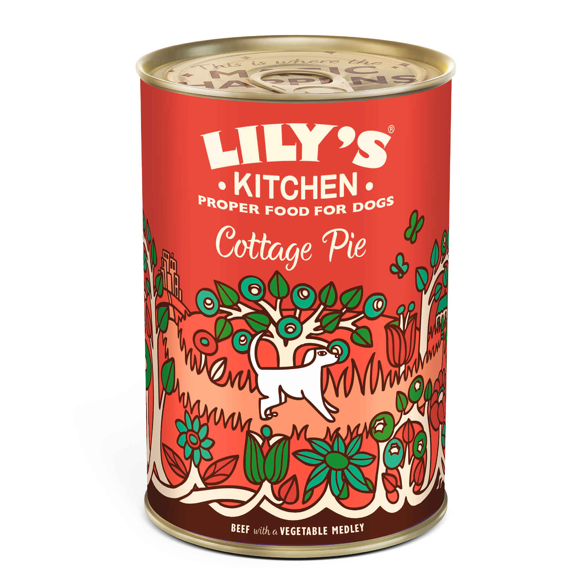 Comida Húmida para Cão Adulto Vaca em Lata