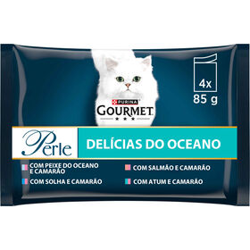 Comida Húmida para Gato Adulto Delícias do Oceano Saquetas Comida Húmida para Gato Adulto Delícias do Oceano Saquetas