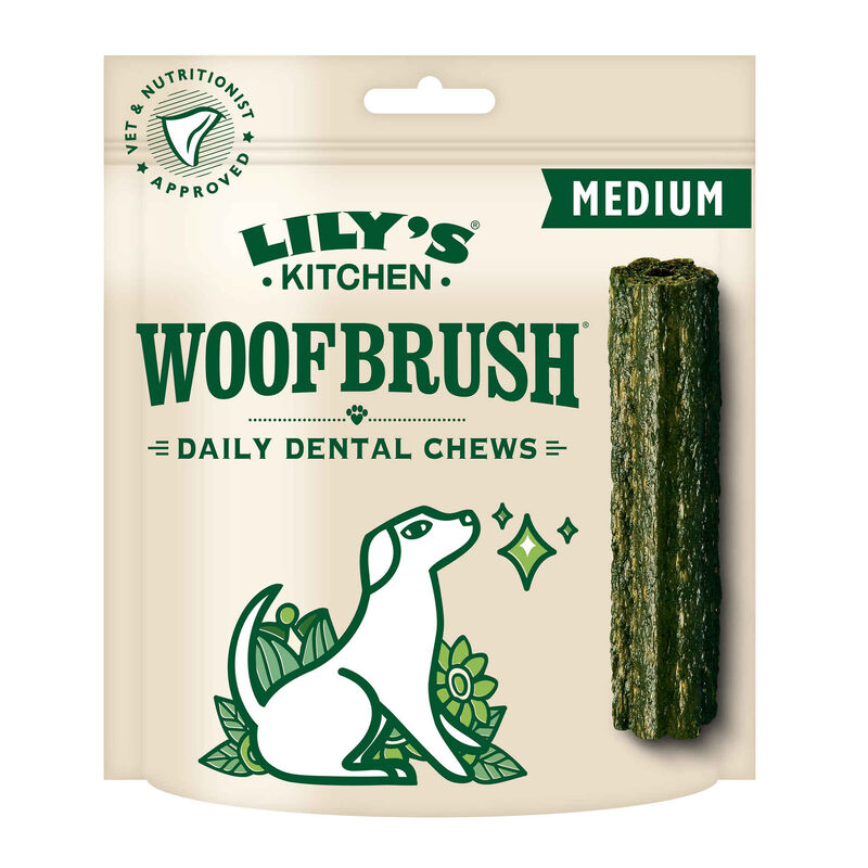 Snack para Cão Adulto Médio Woofbrush Dental Chew Lily's Kitchen