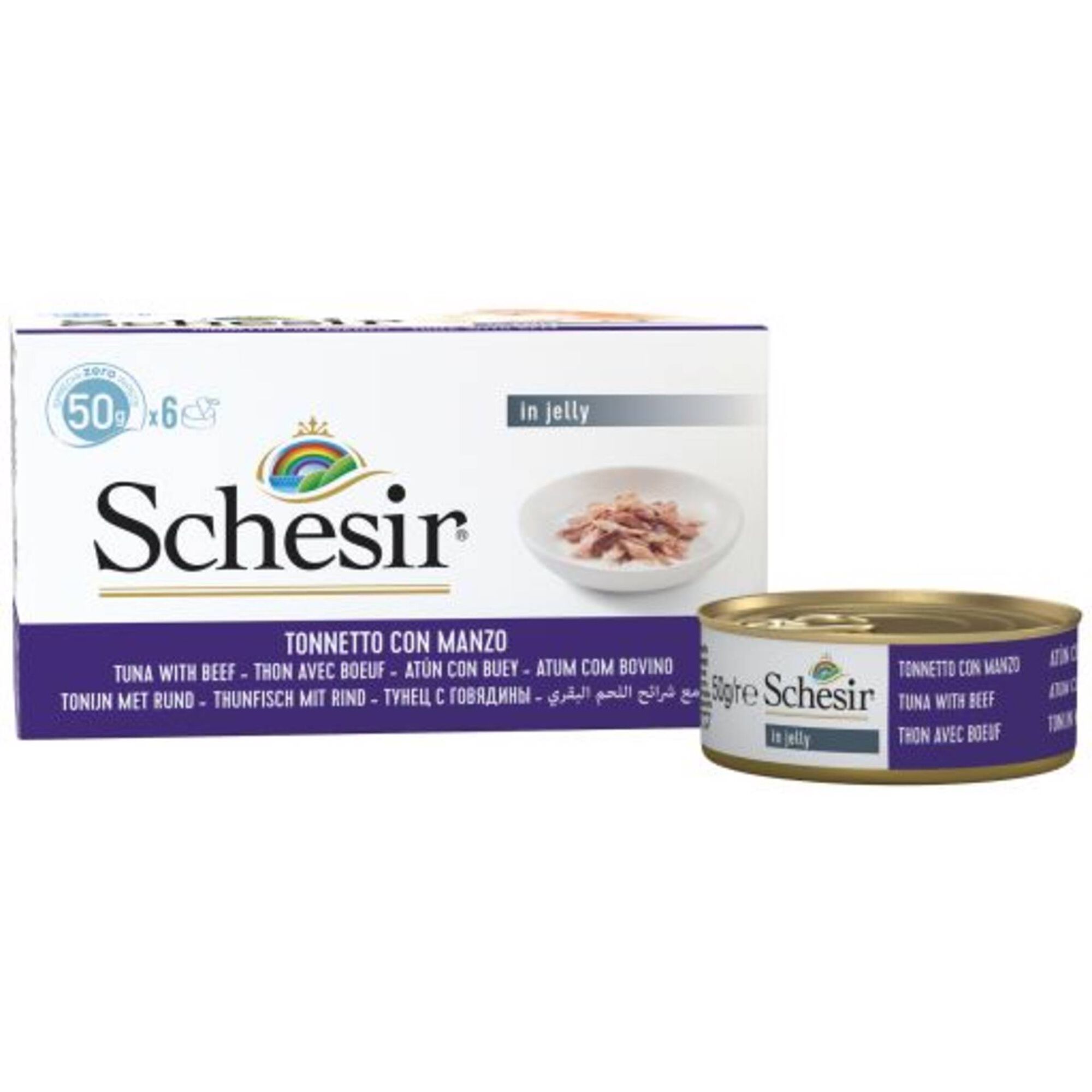 Comida Húmida para Gato Adulto Atum e Carne Lata
