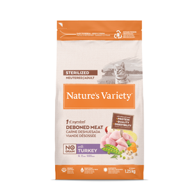 Ração para Gato Adulto Esterilizado Sem Cereais Peru