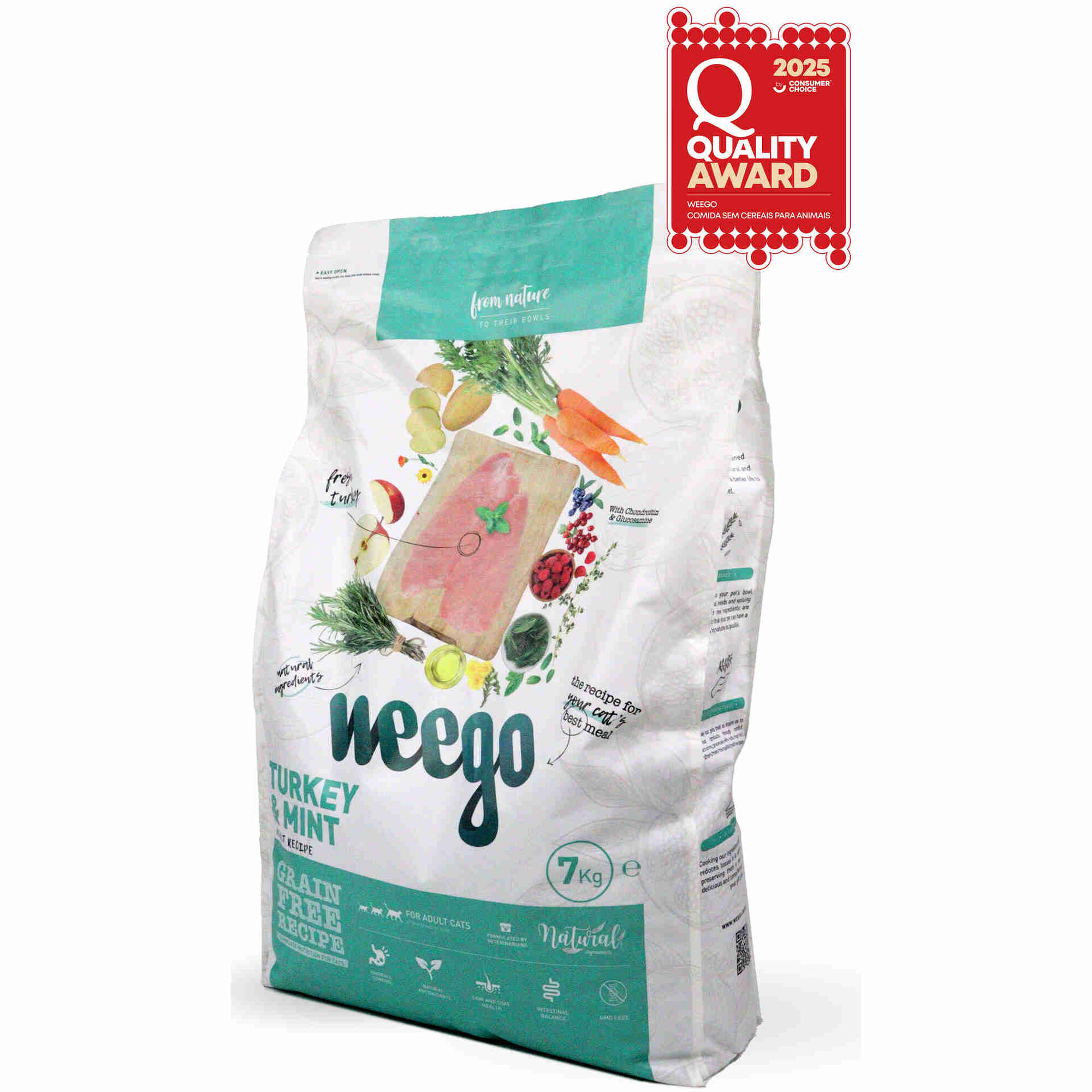 Ração para Gato Peru Menta Verde