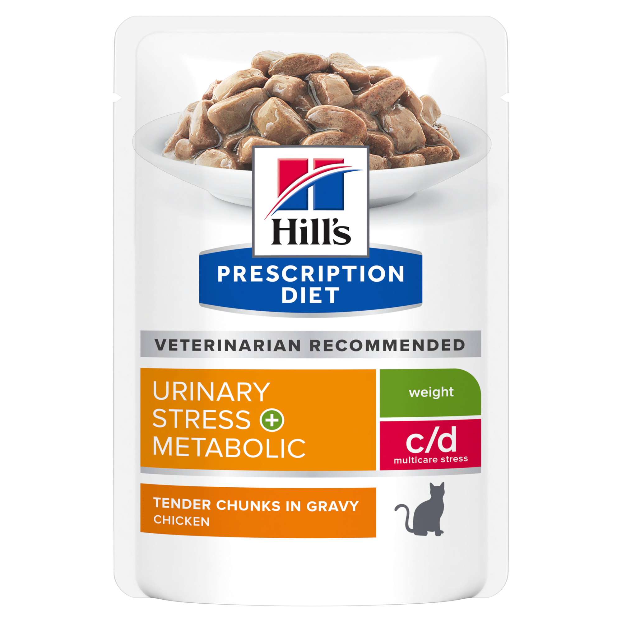 Comida H&uacute;mida para Gato Prescription Diet Stress & Metabolic Frango