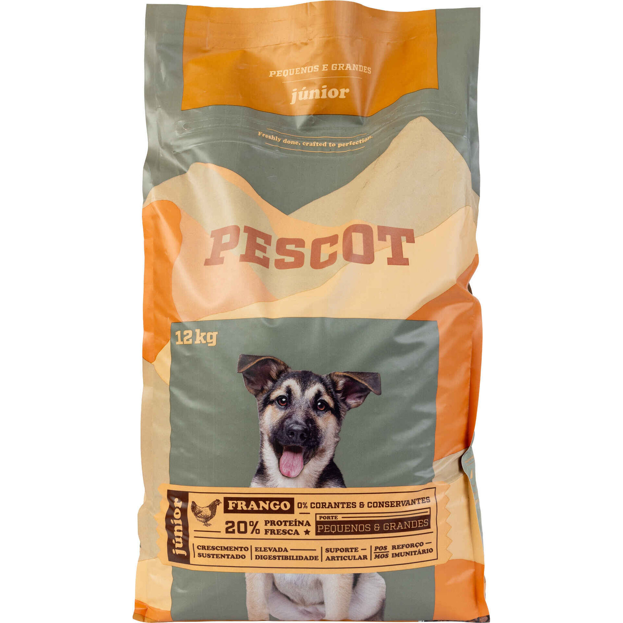 Ra&ccedil;&atilde;o para C&atilde;o J&uacute;nior Frango Pescot