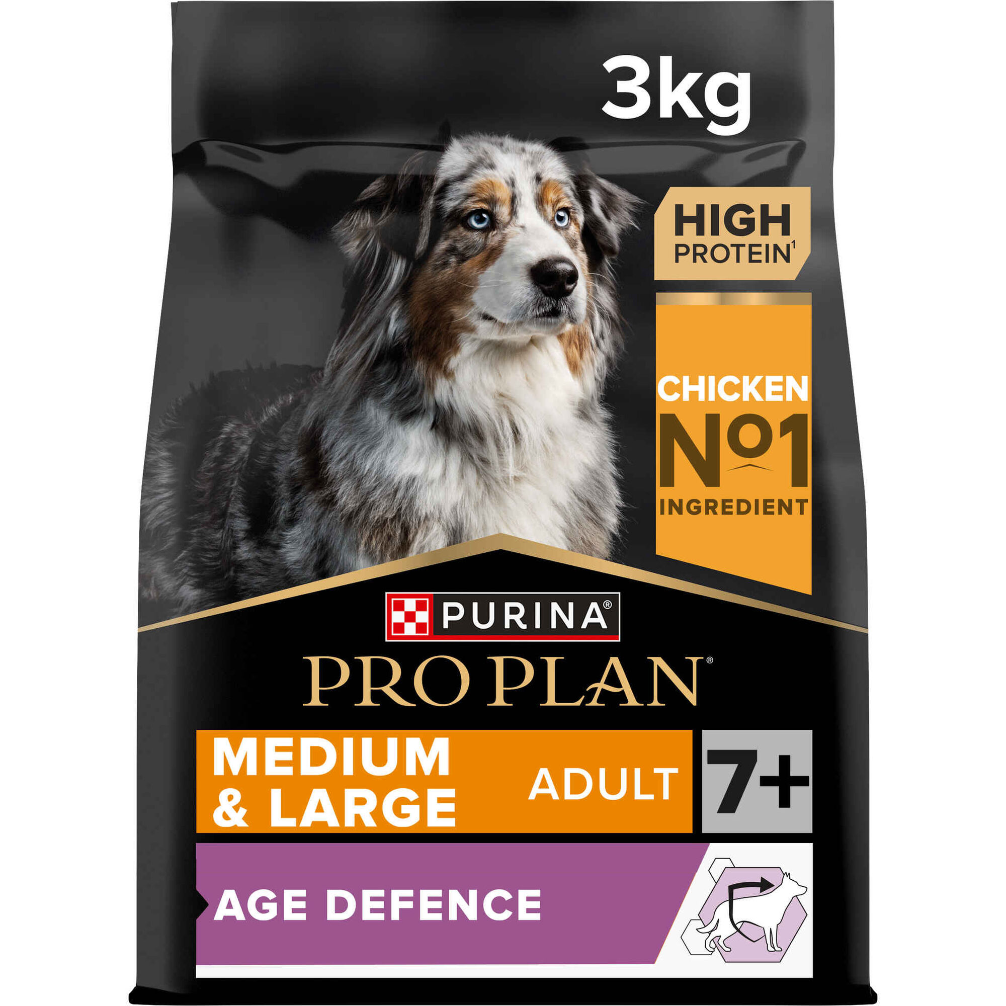 Ração para Cão Adulto Médio e Maxi Age Defence Frango