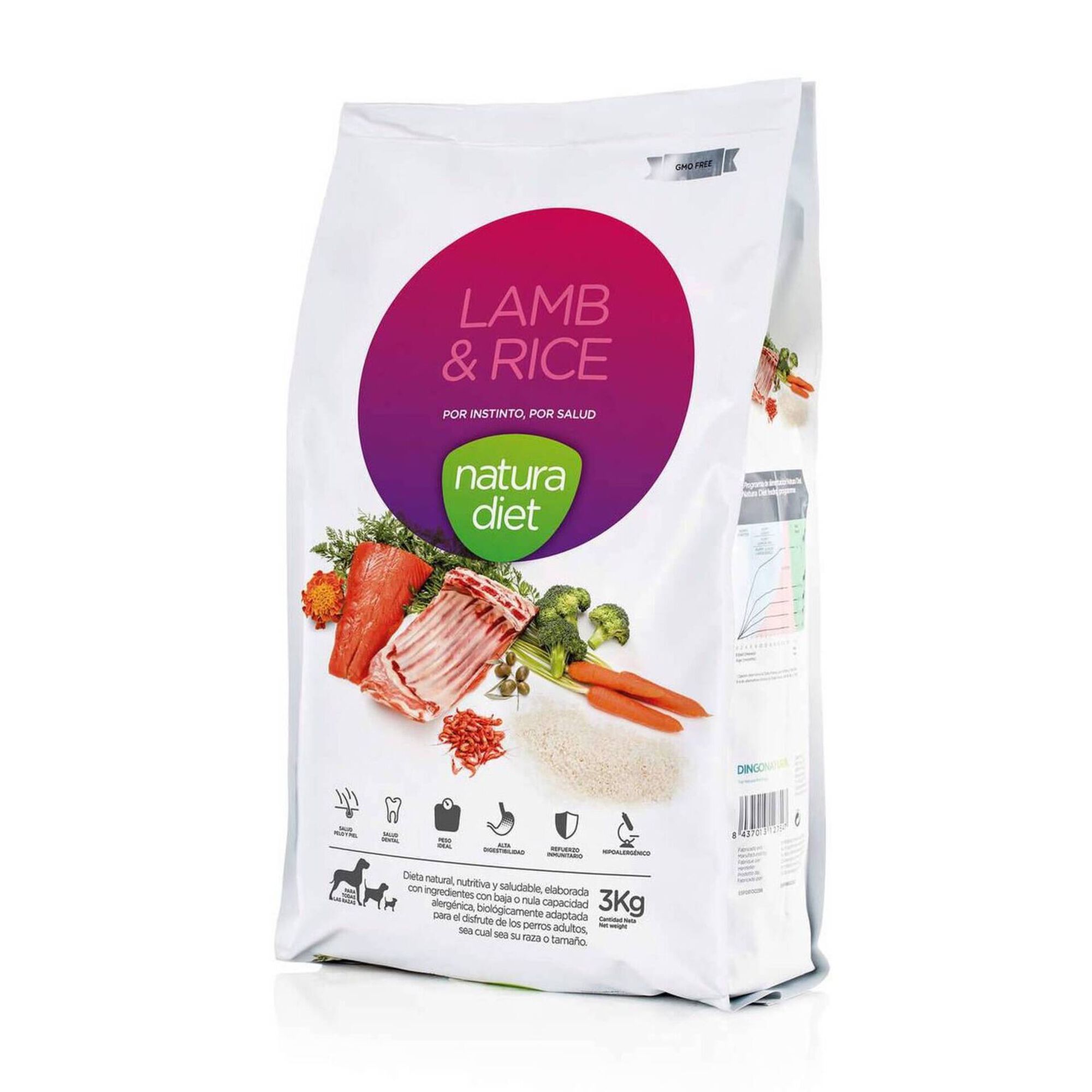 Ração para Cão Adulto Diet Borrego e Arroz Ração para Cão Adulto Diet Borrego e Arroz