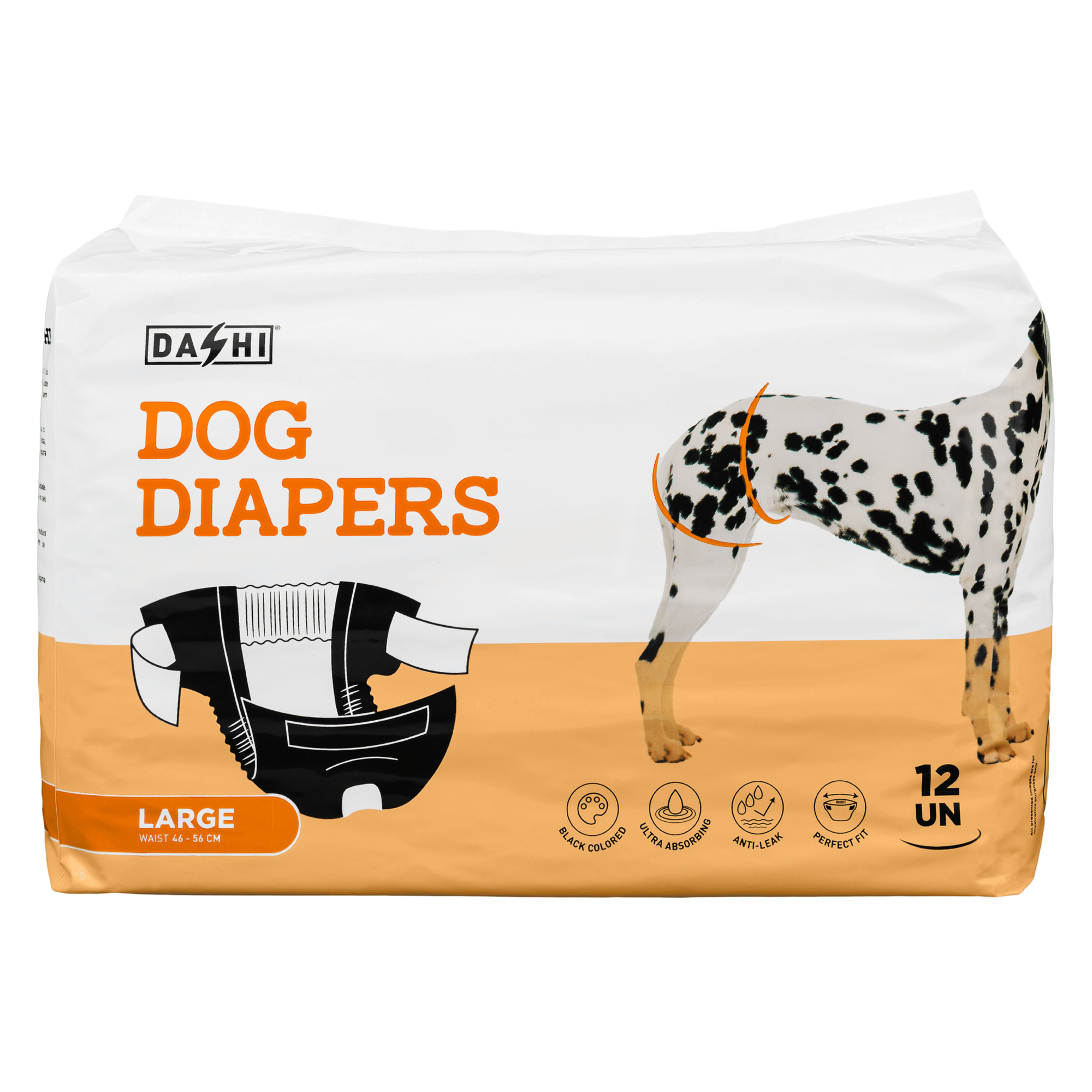 Fraldas Descartáveis para Cão L (46-56cm)