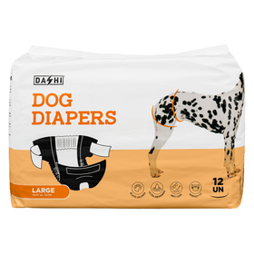 Fraldas Descartáveis para Cão L (46-56cm) Fraldas Descartáveis para Cão L (46-56cm)