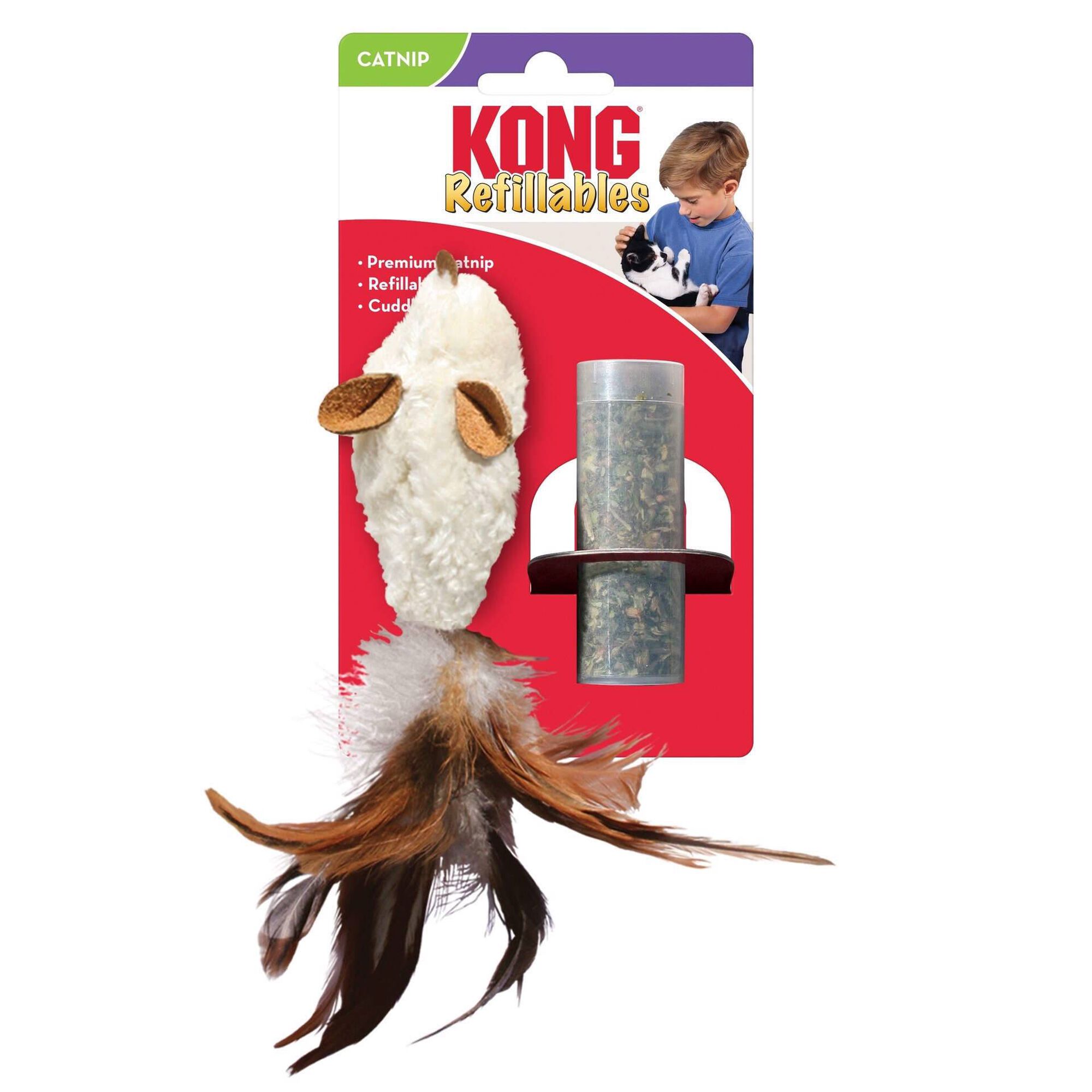 Brinquedo para Gato Feather Mouse
