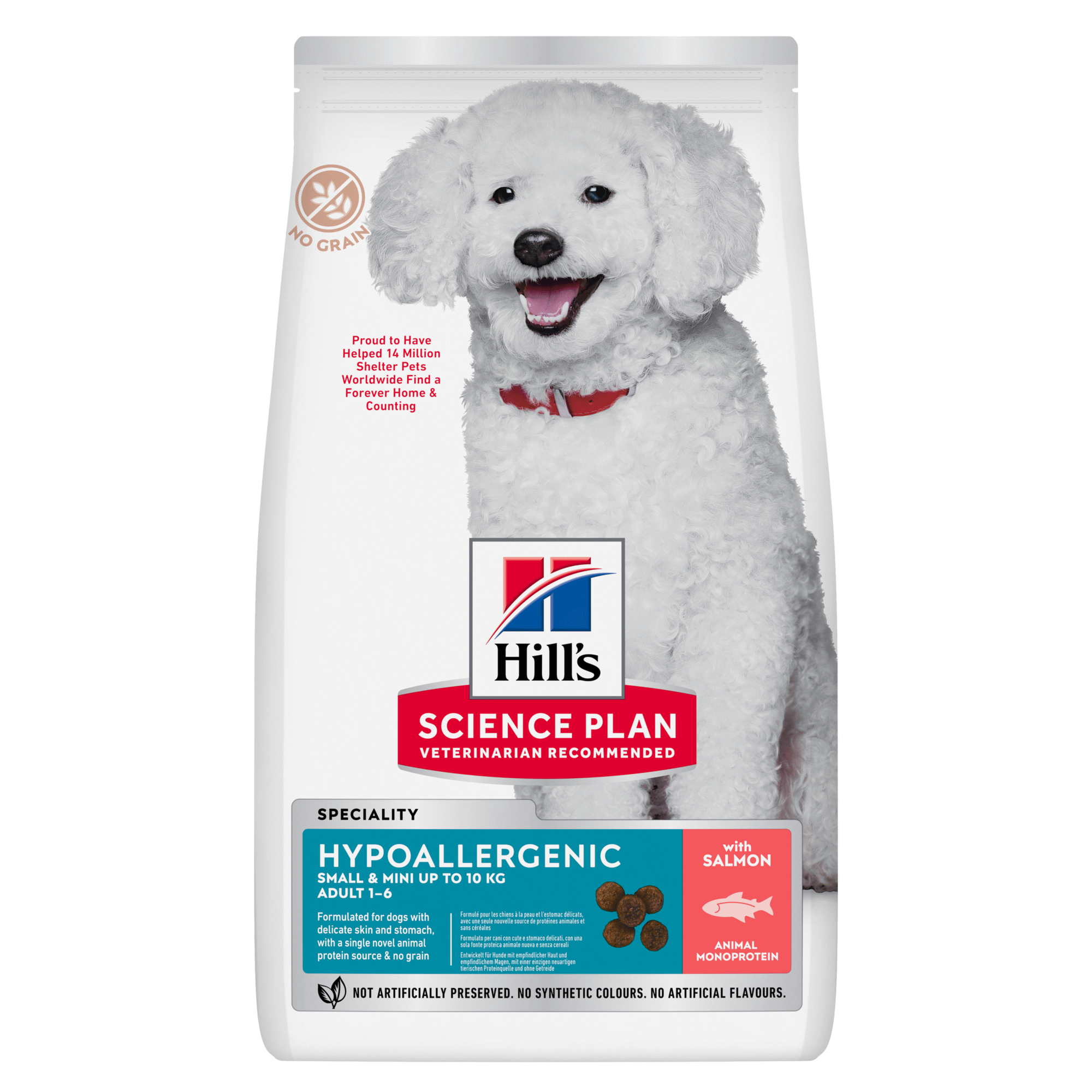 Ração para Cão Adulto Science Plan Hypoallergenic Salmão