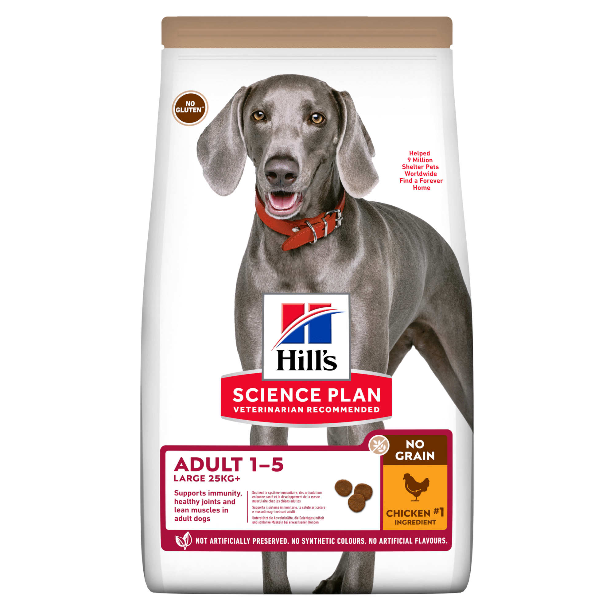 Ra&ccedil;&atilde;o para C&atilde;o Adulto Maxi Science Plan Grain Free Frango