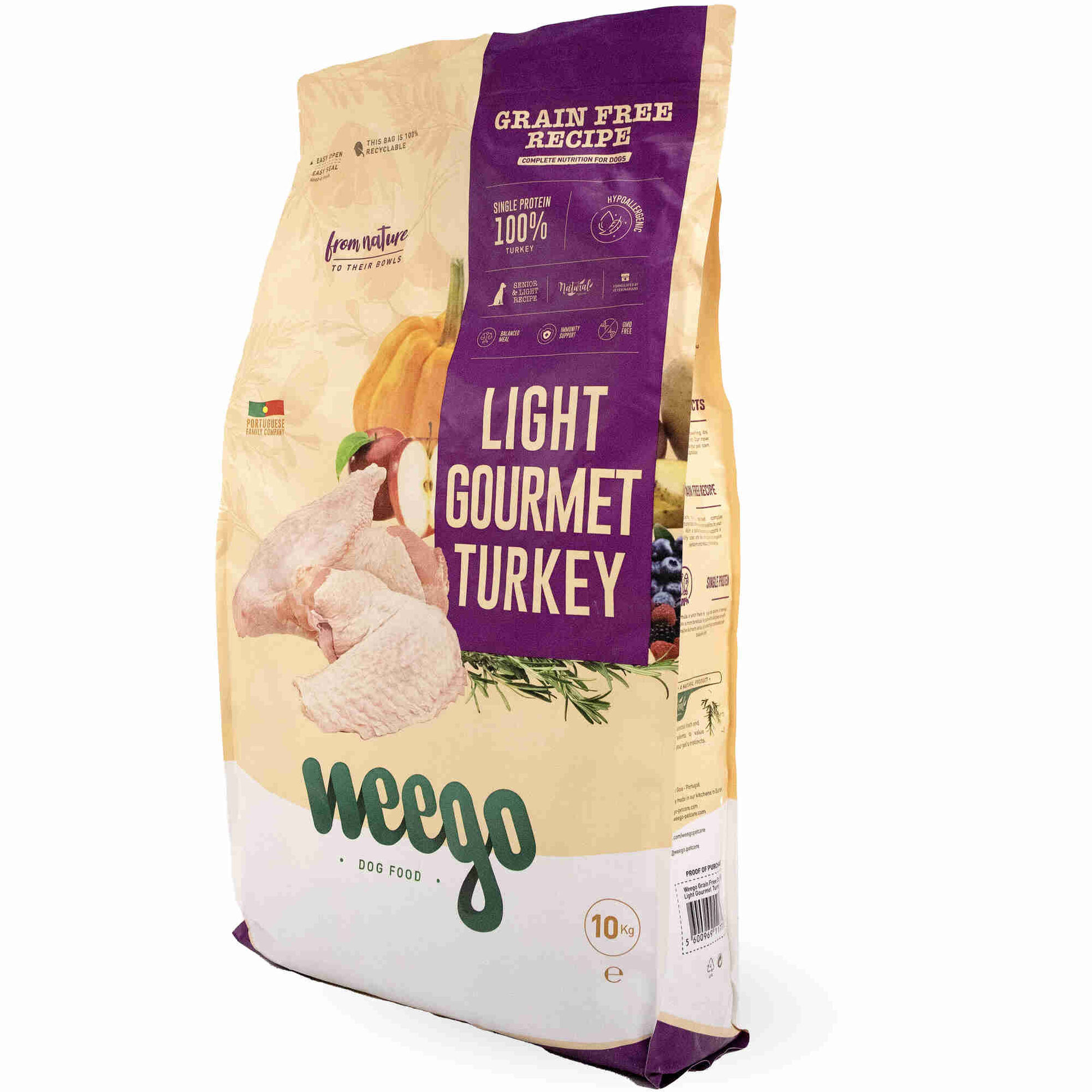 Ração para Cão Sénior Peru Grain Free