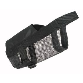 Açaime para Cão Ajustável com Rede Preto 19-26 cm