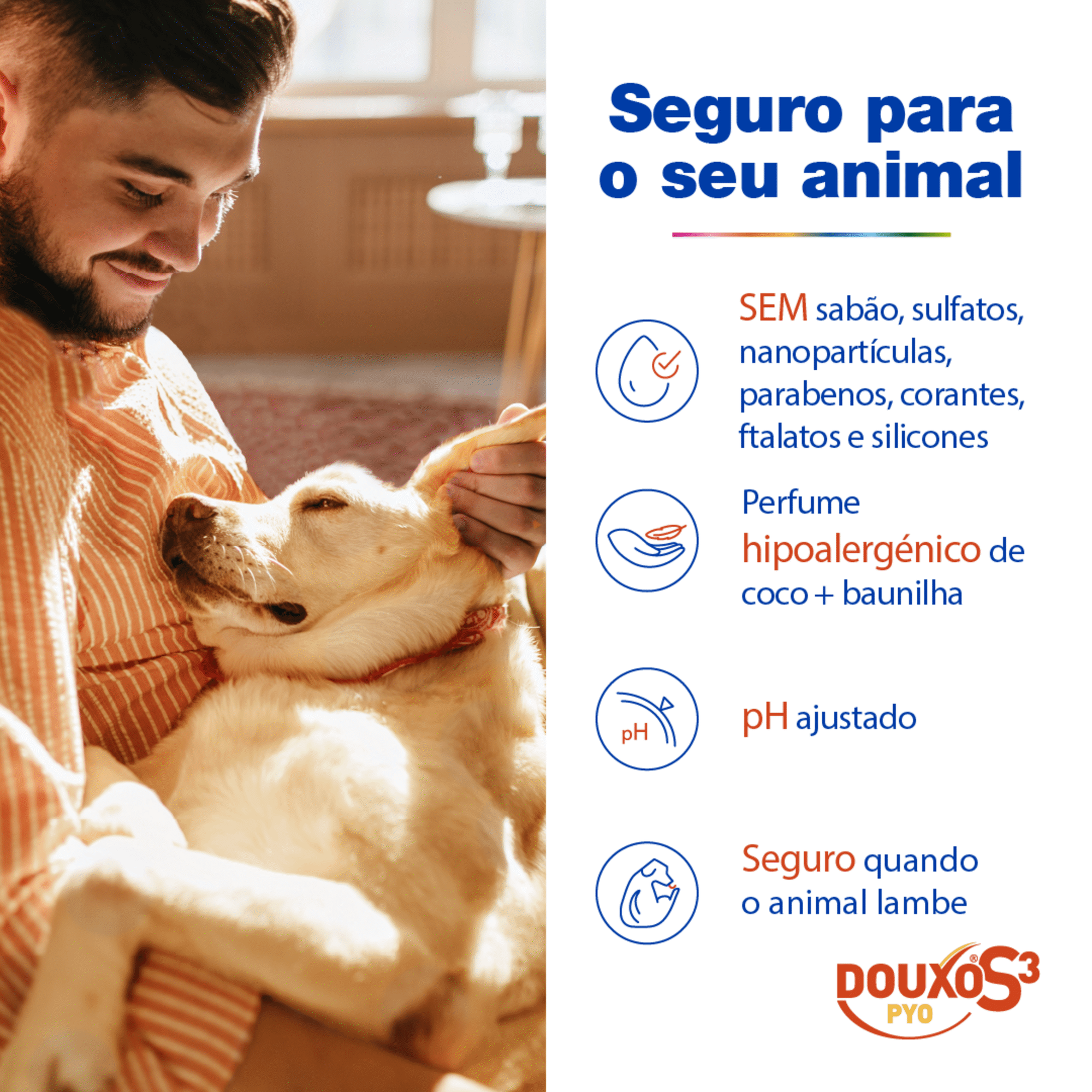 Champô para Cão e Gato S3 Pyo