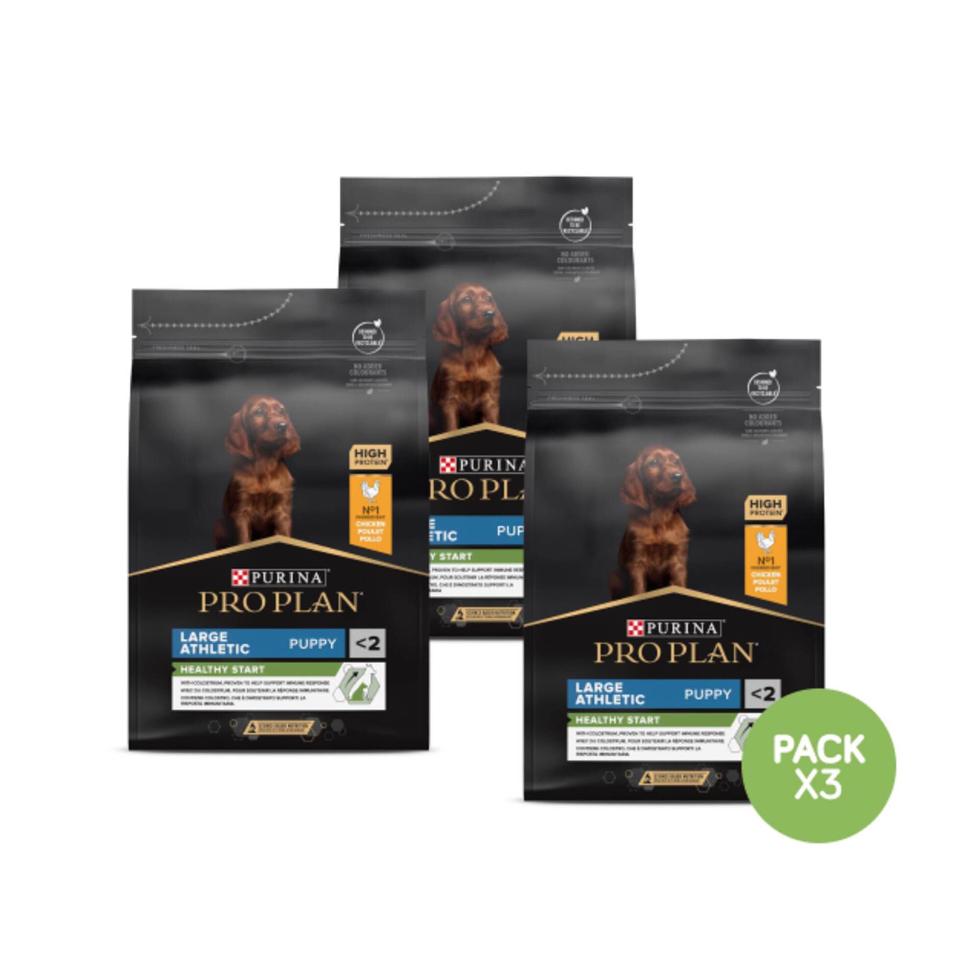 Ração para Cão Júnior Maxi Athletic Healthy Start Frango