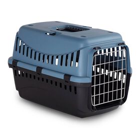 Transportadora para Gato Gipsy Porta Metal Eco Azul