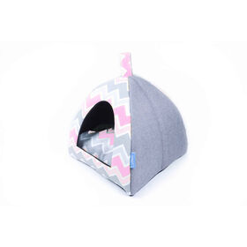 Igloo Spring Chevron Cinza e Rosa