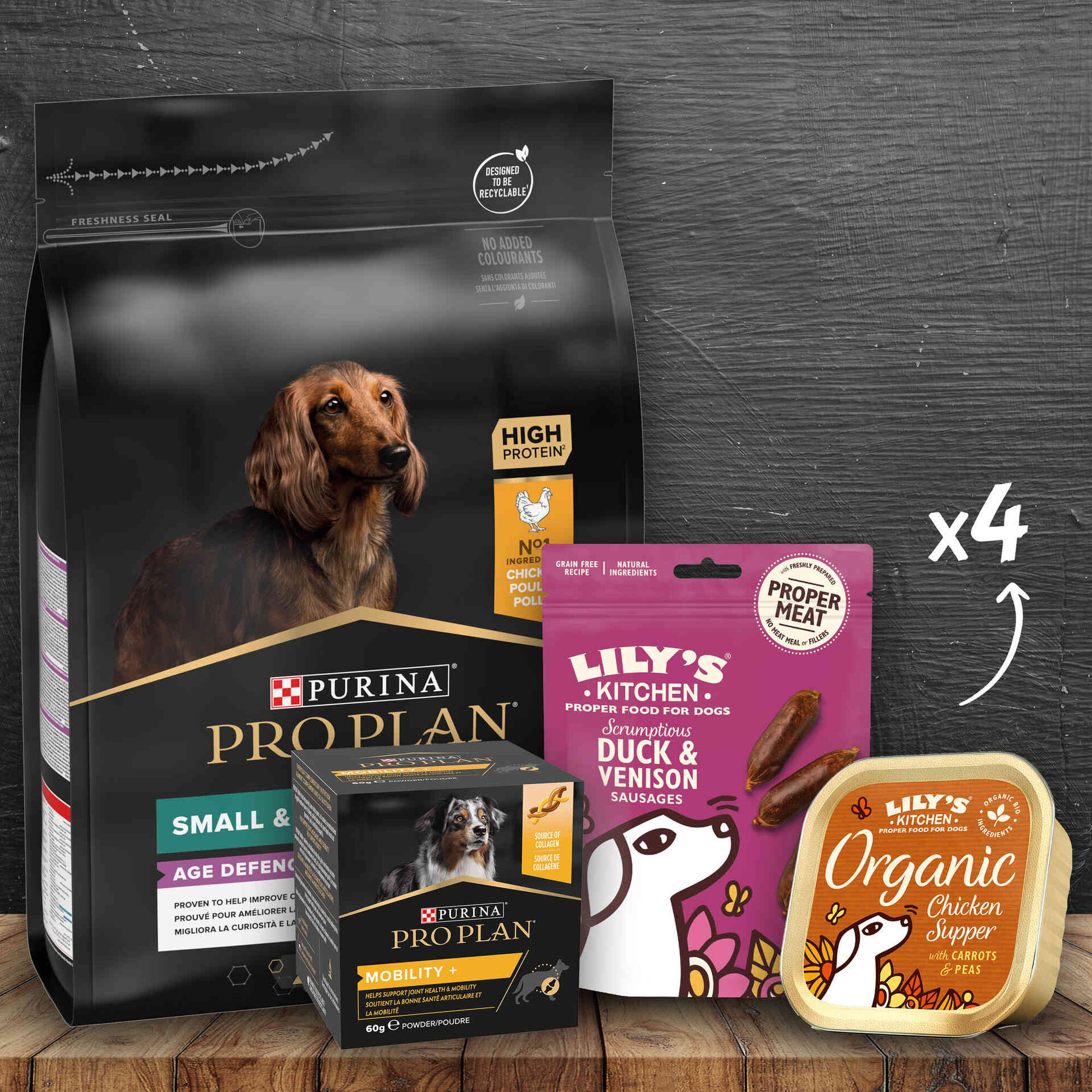 Kit de Alimentação para Cão Sénior Mini