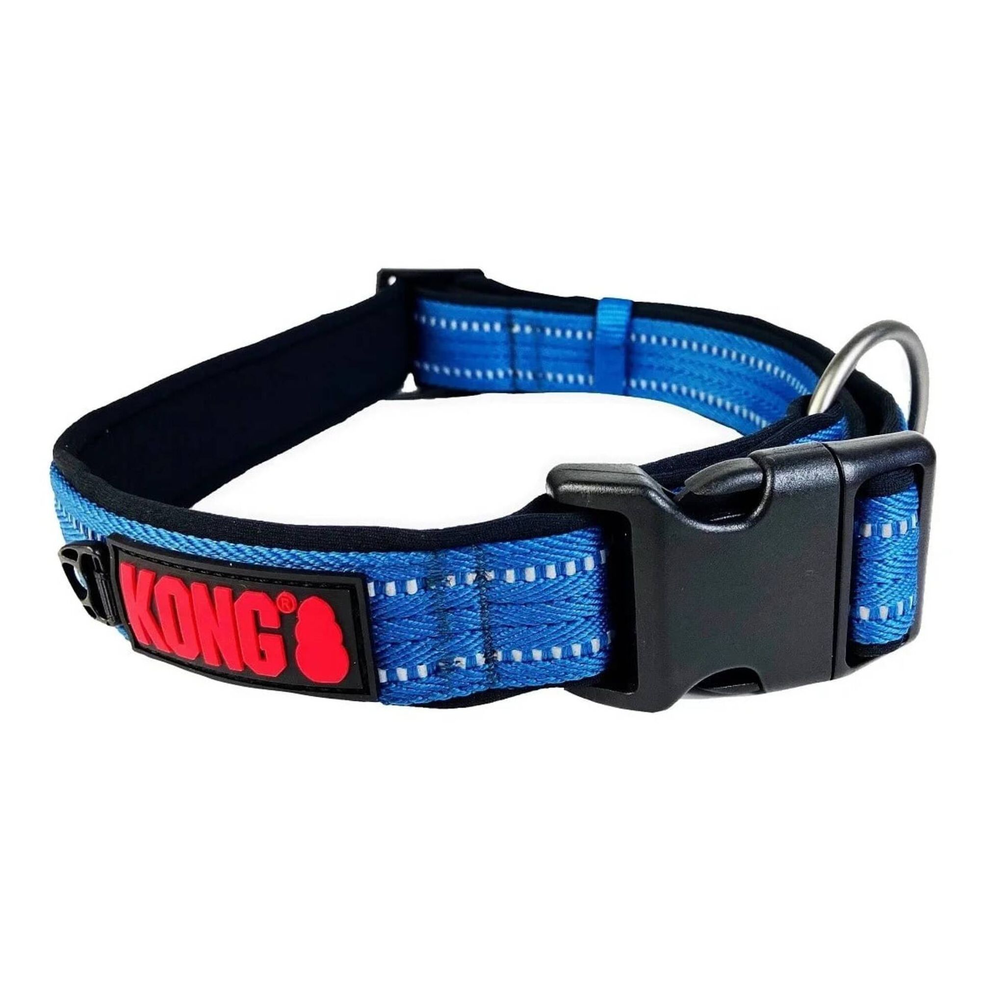 Coleira para Cão Nylon L Azul