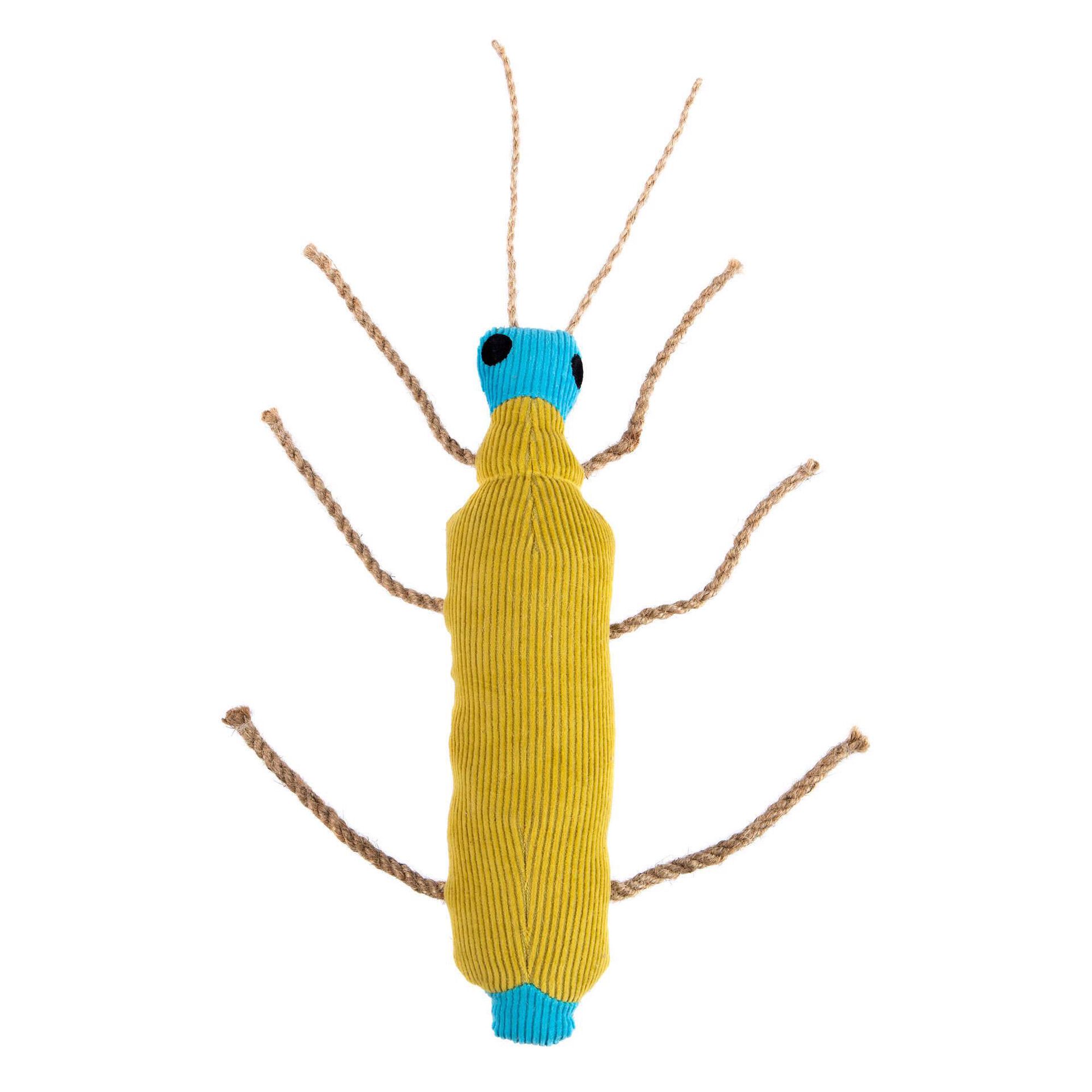 Brinquedo para Cão Natural Escaravelho Corda+Som Natural 21 cm