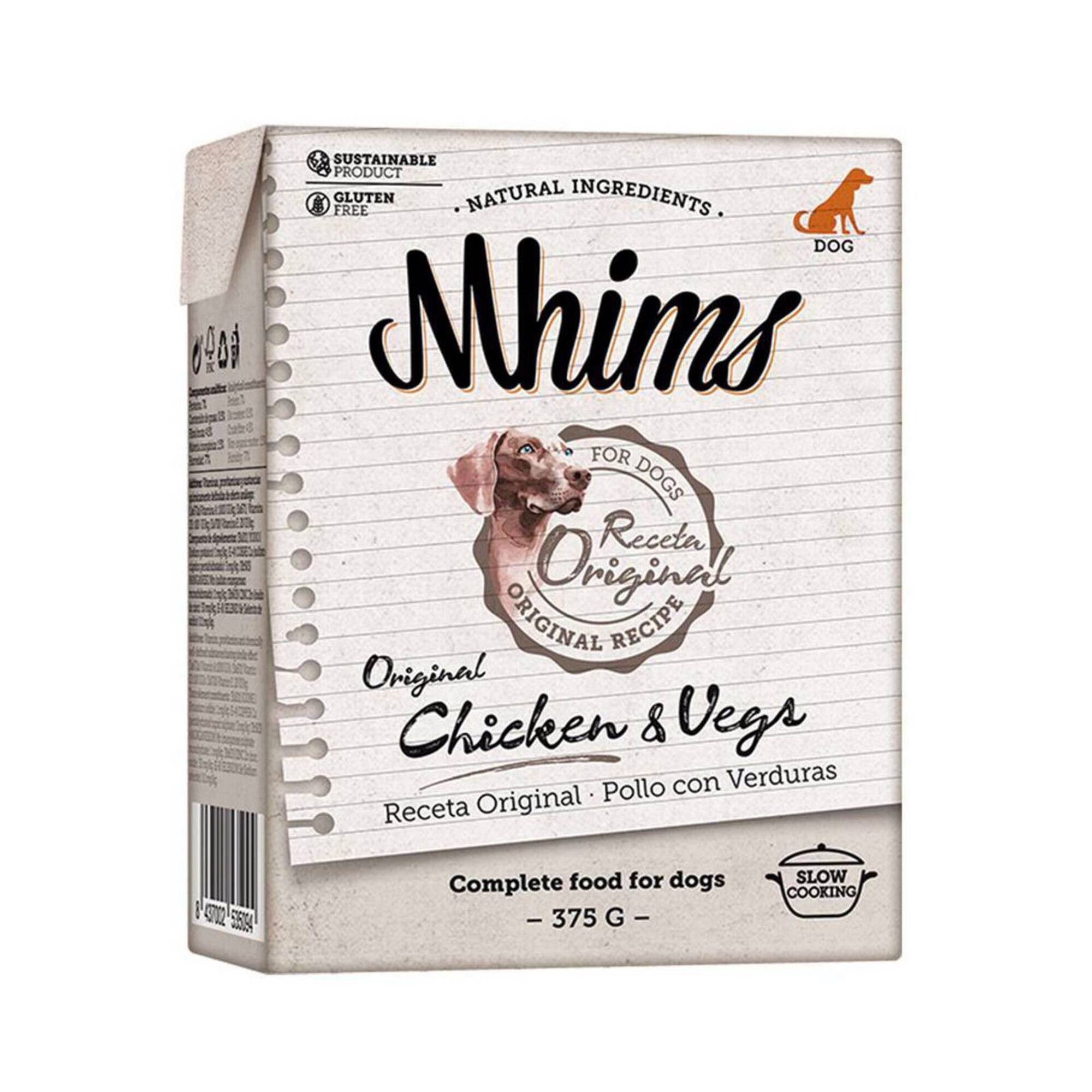 Comida Húmida para Cão Adulto Sem Cereais Frango e Vegetais Comida Húmida para Cão Adulto Sem Cereais Frango e Vegetais