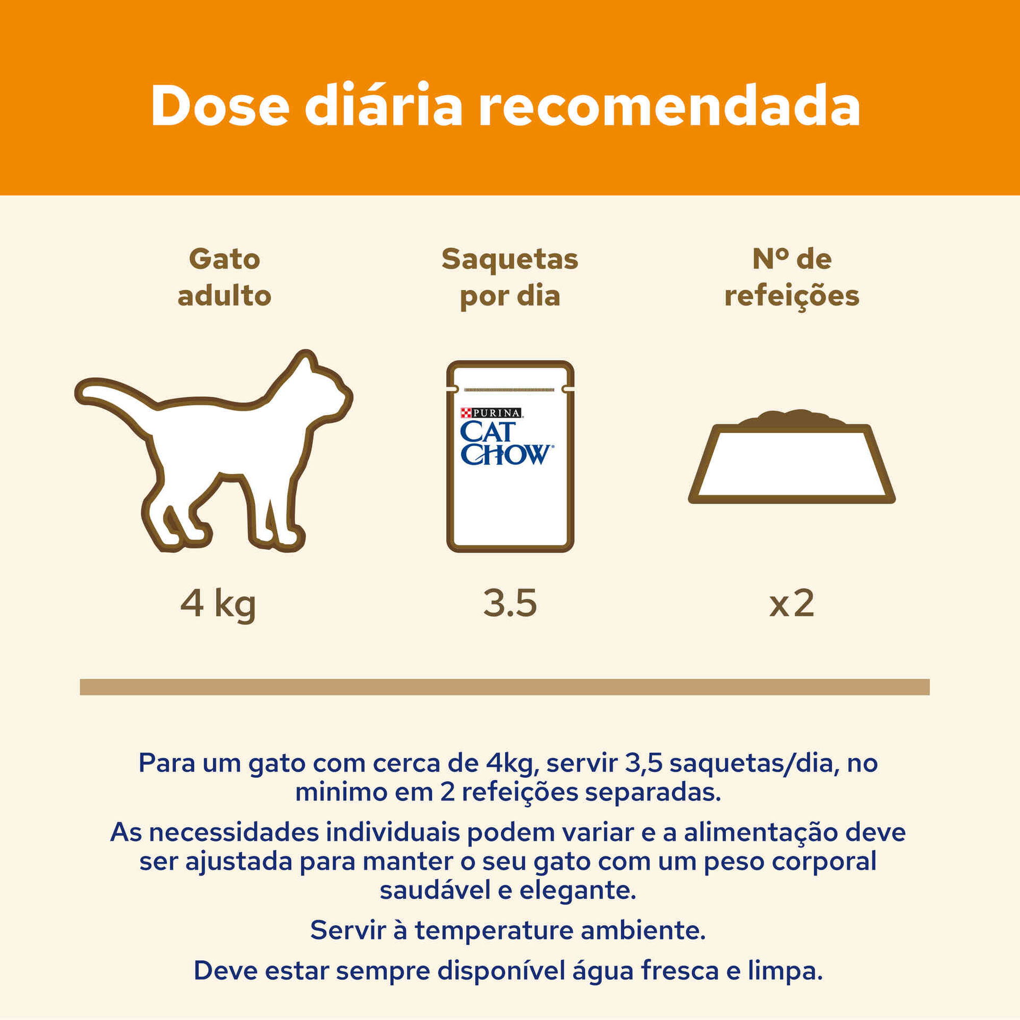 Comida Húmida para Gato Adulto Frango Saquetas