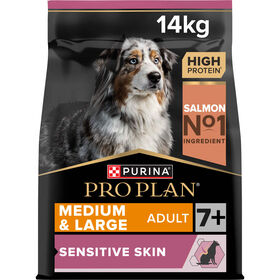 Ração para Cão Adulto Ageing 7+ Médio e Maxi Sensitive Skin Salmão