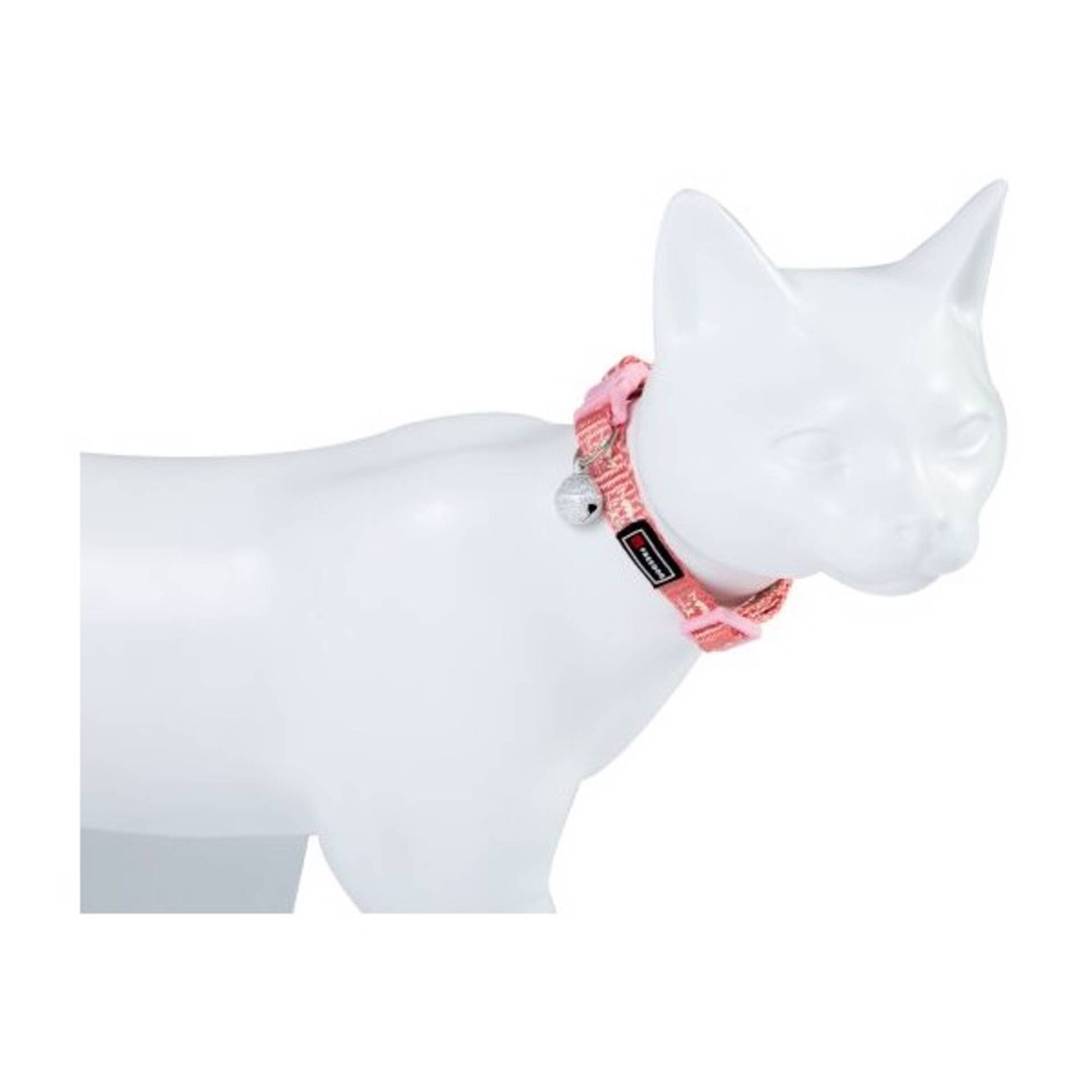 Coleira para Gato Refletora Rosa