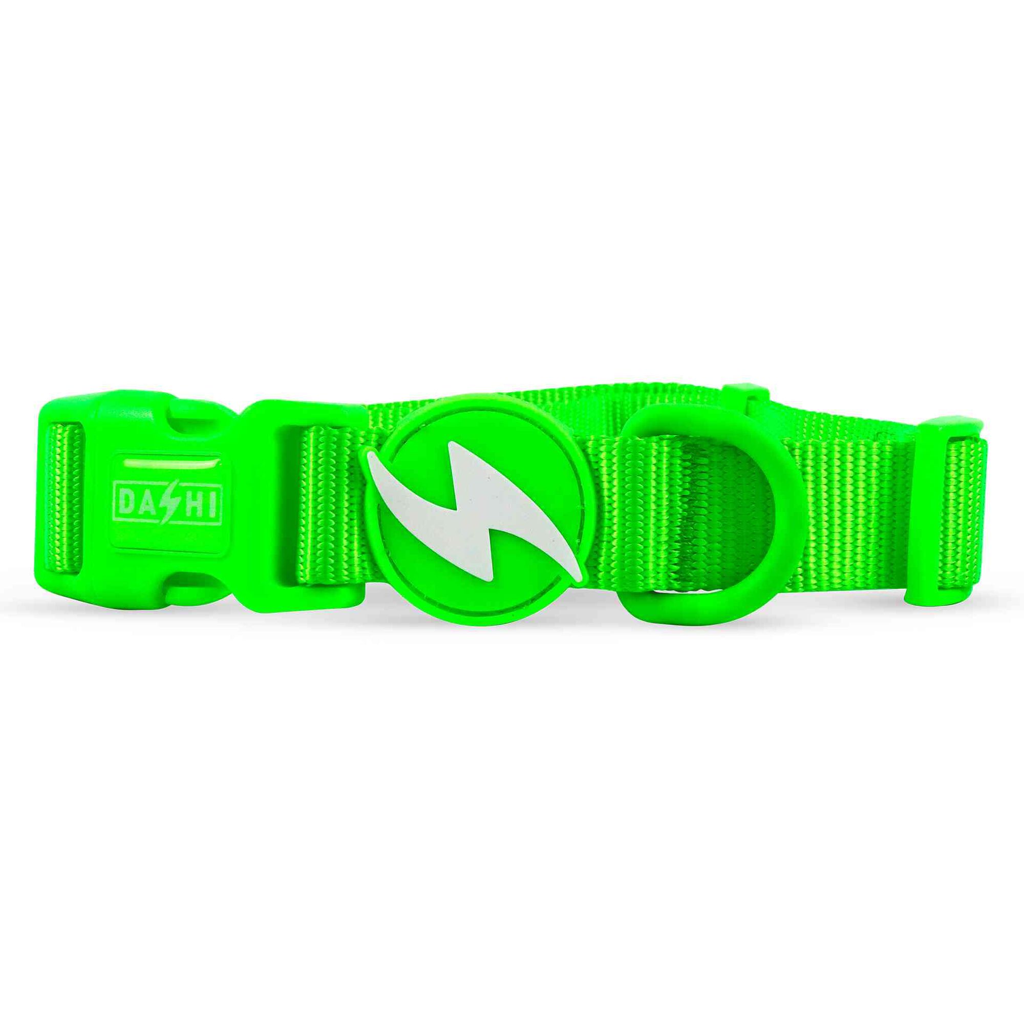 Coleira para Cão Verde Neon