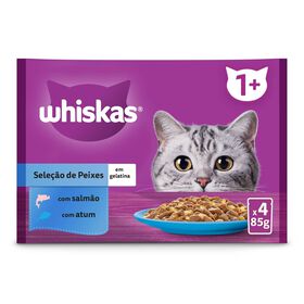 Comida Húmida para Gato Adulto Whiskas Peixe Comida Húmida para Gato Adulto Whiskas Peixe
