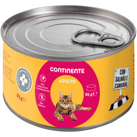 Comida Húmida para Gato Mousse Salmão e Gambas Comida Húmida para Gato Mousse Salmão e Gambas