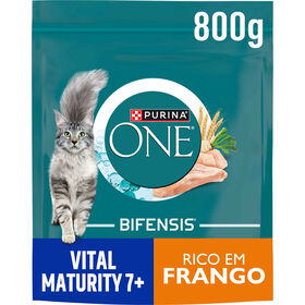 Ra&ccedil;&atilde;o para Gato S&eacute;nior Vital Maturity Frango Purina One