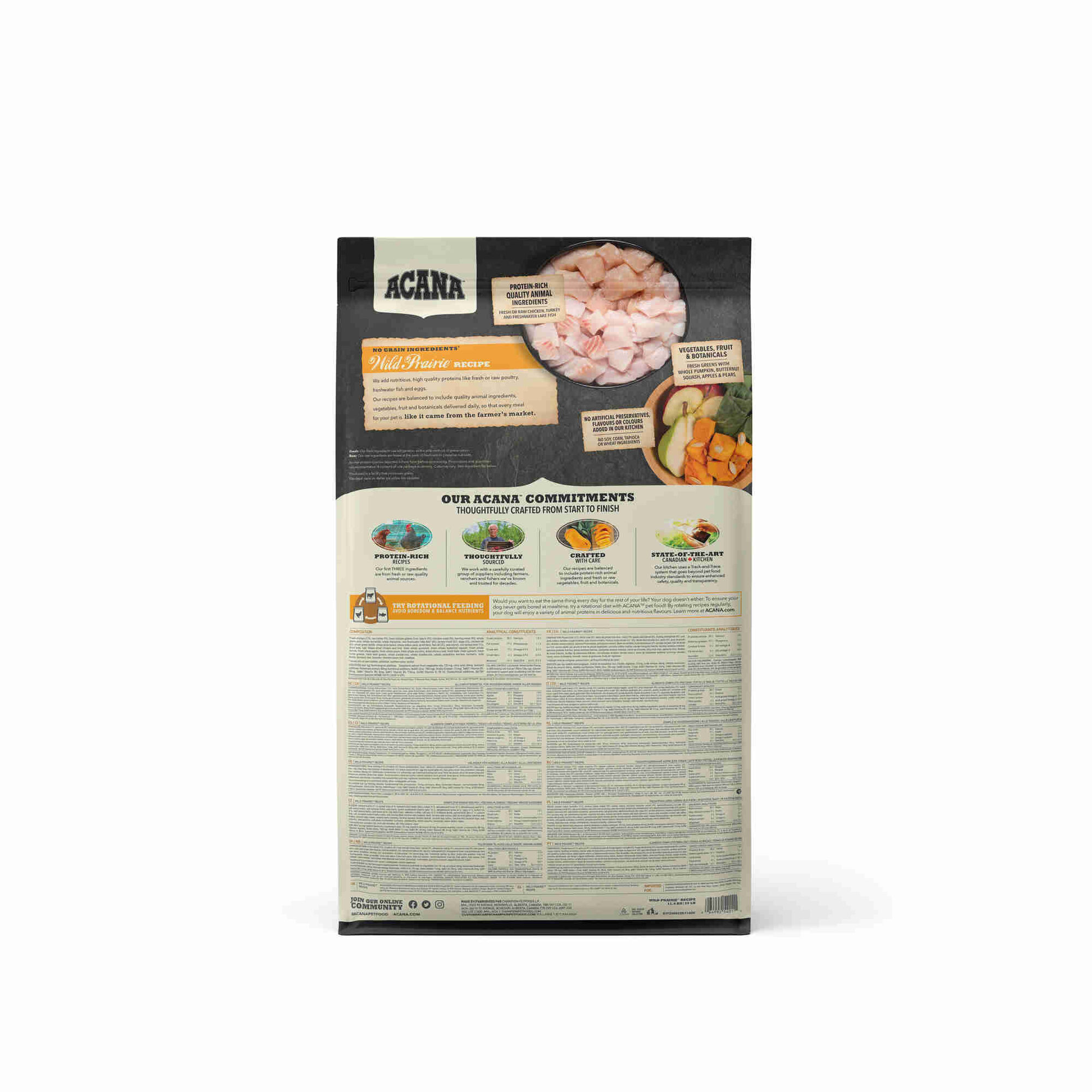 Ração para Cão Highest Protein Wild Prairie Recipe