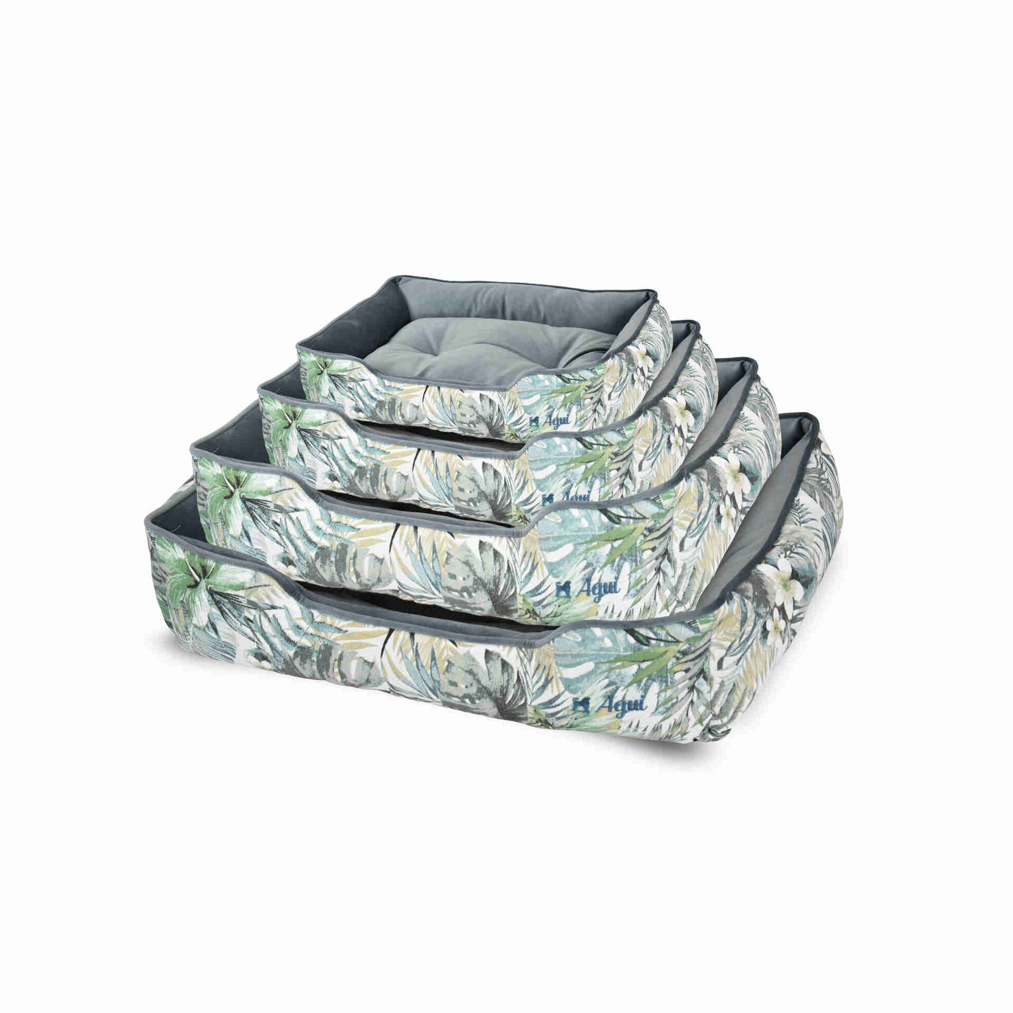 Cama Leafy Azul 80cm