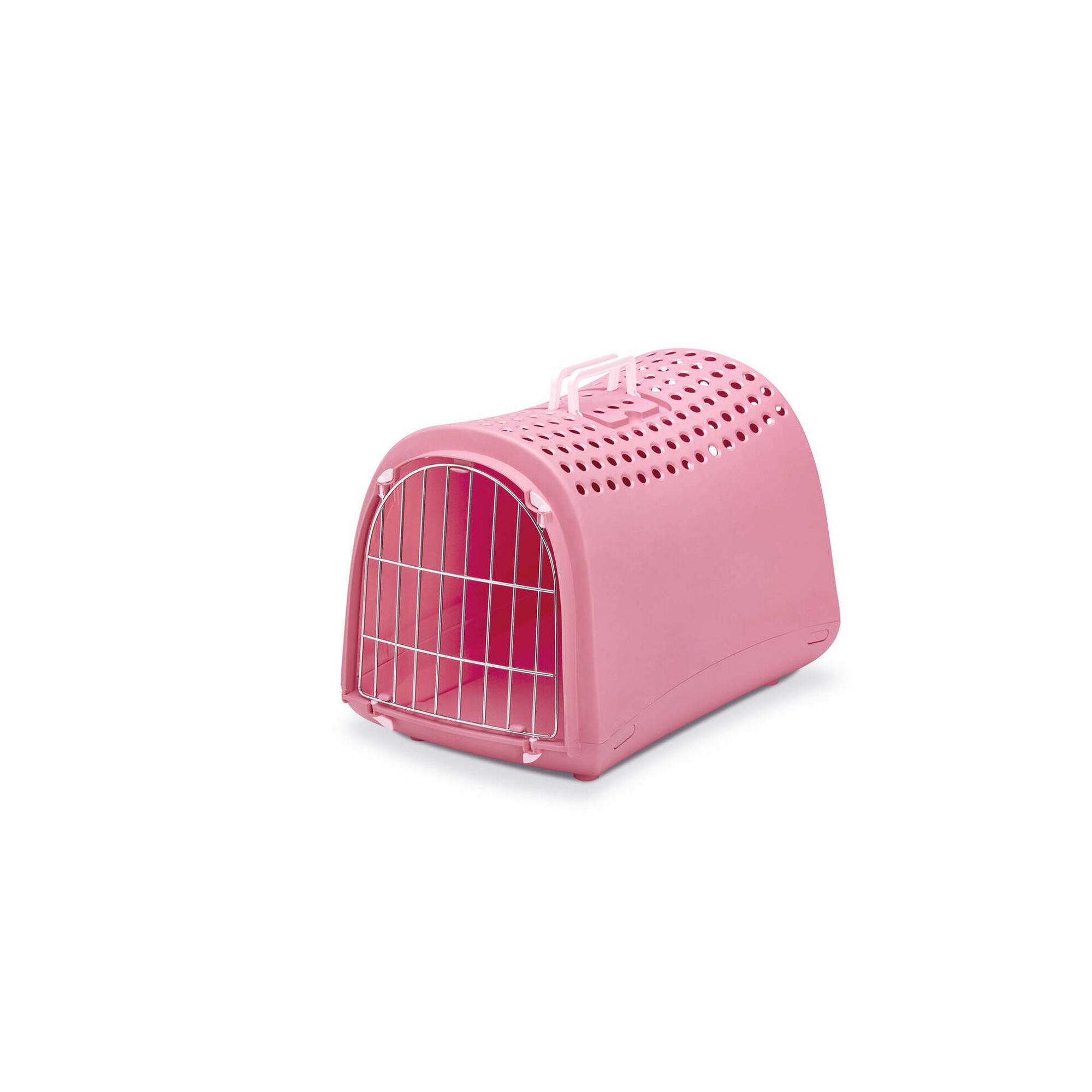 Transportadora para Gato Linus Azul Rosa 34x50x34,5 cm