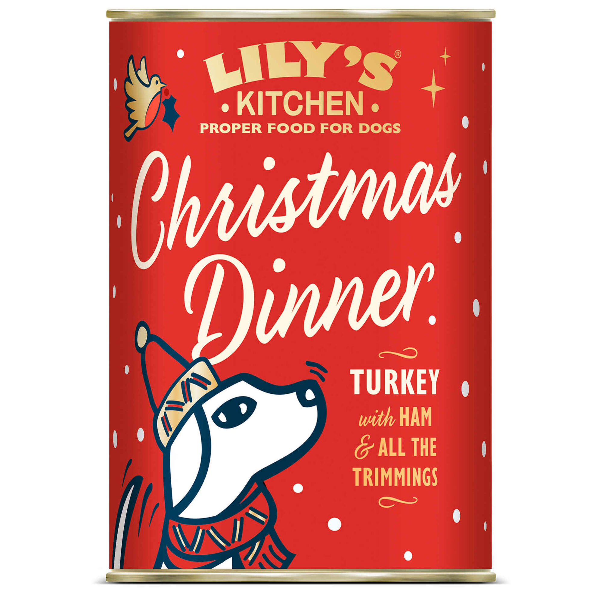 Comida Húmida para Cão Natal Peru, Ganso e Pato