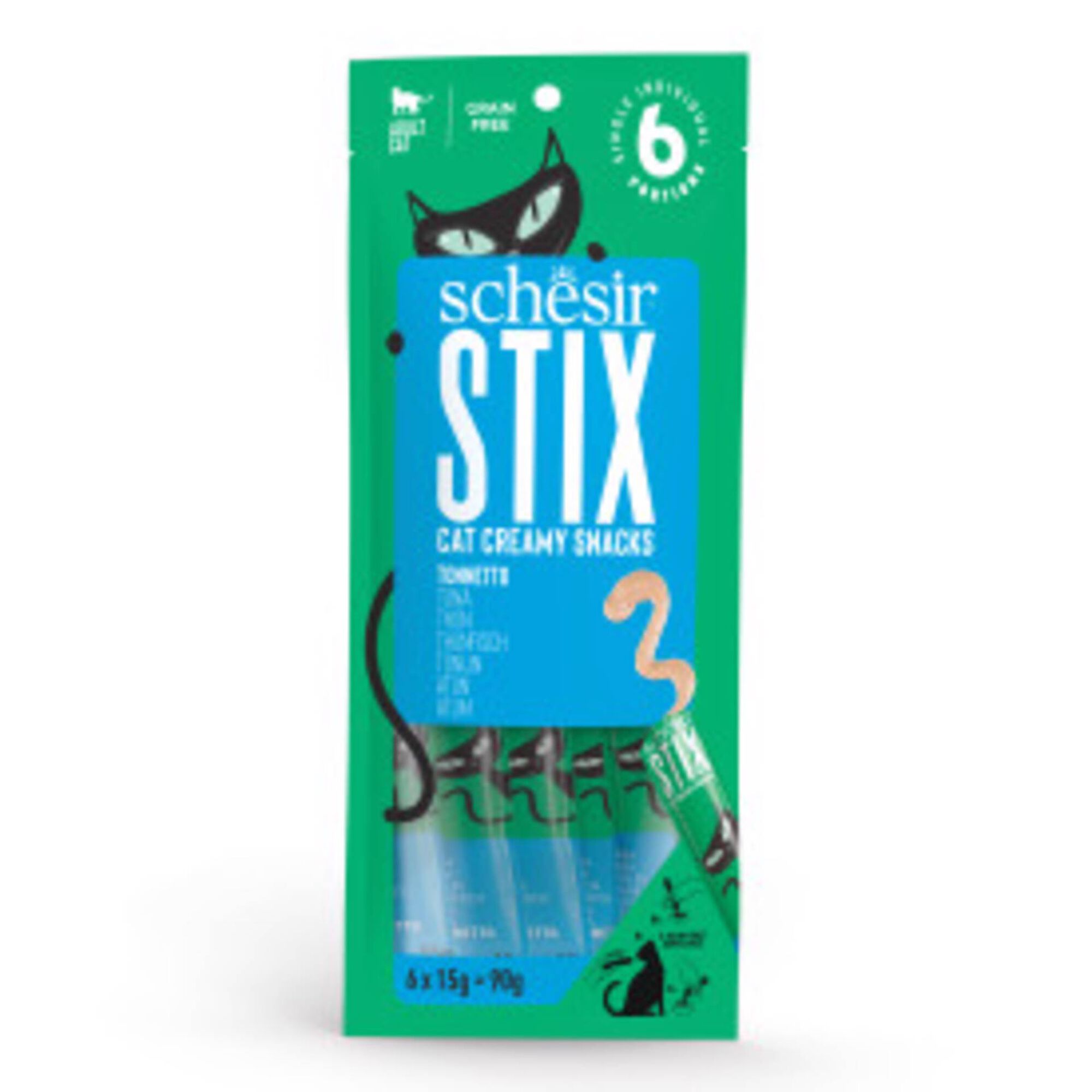 Puré para Gato Stix Atum